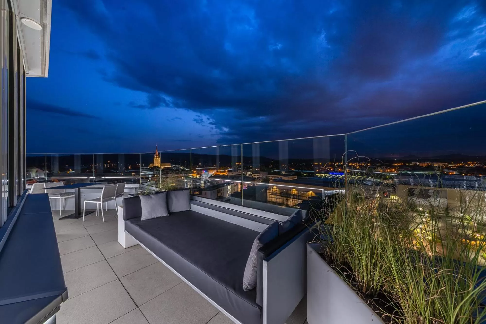 Balcony/Terrace in aquaTurm Hotel & Energie