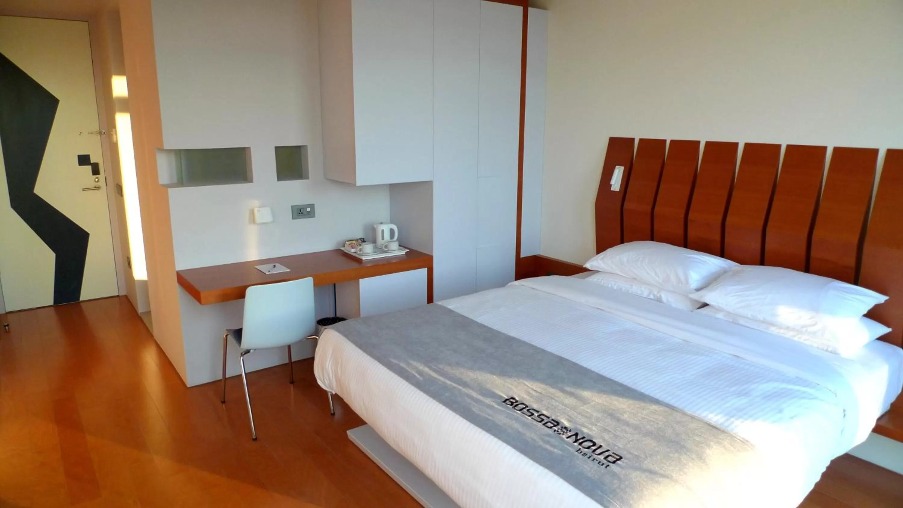 Bed in Bossa Nova Beirut Hotel