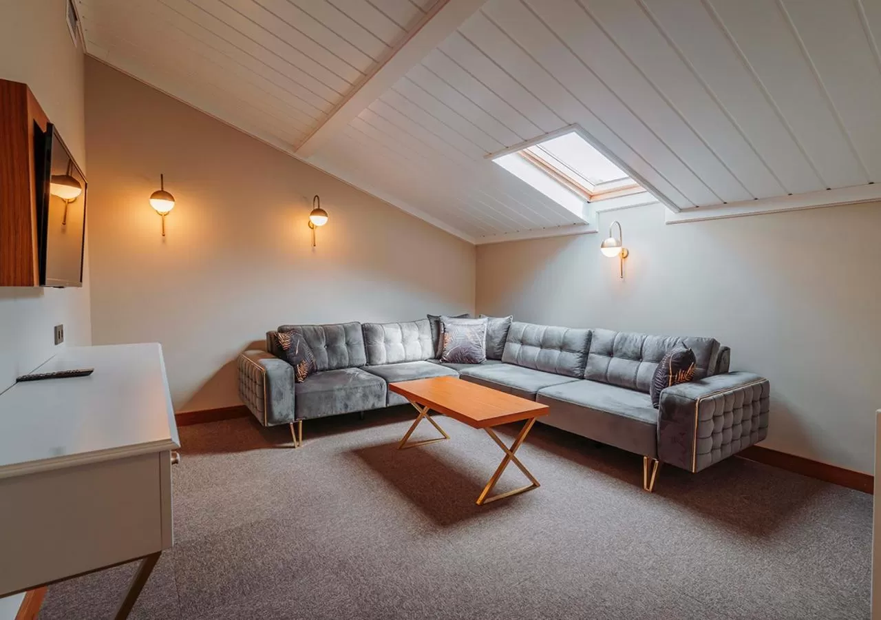 Seating area in TS Park Hotel