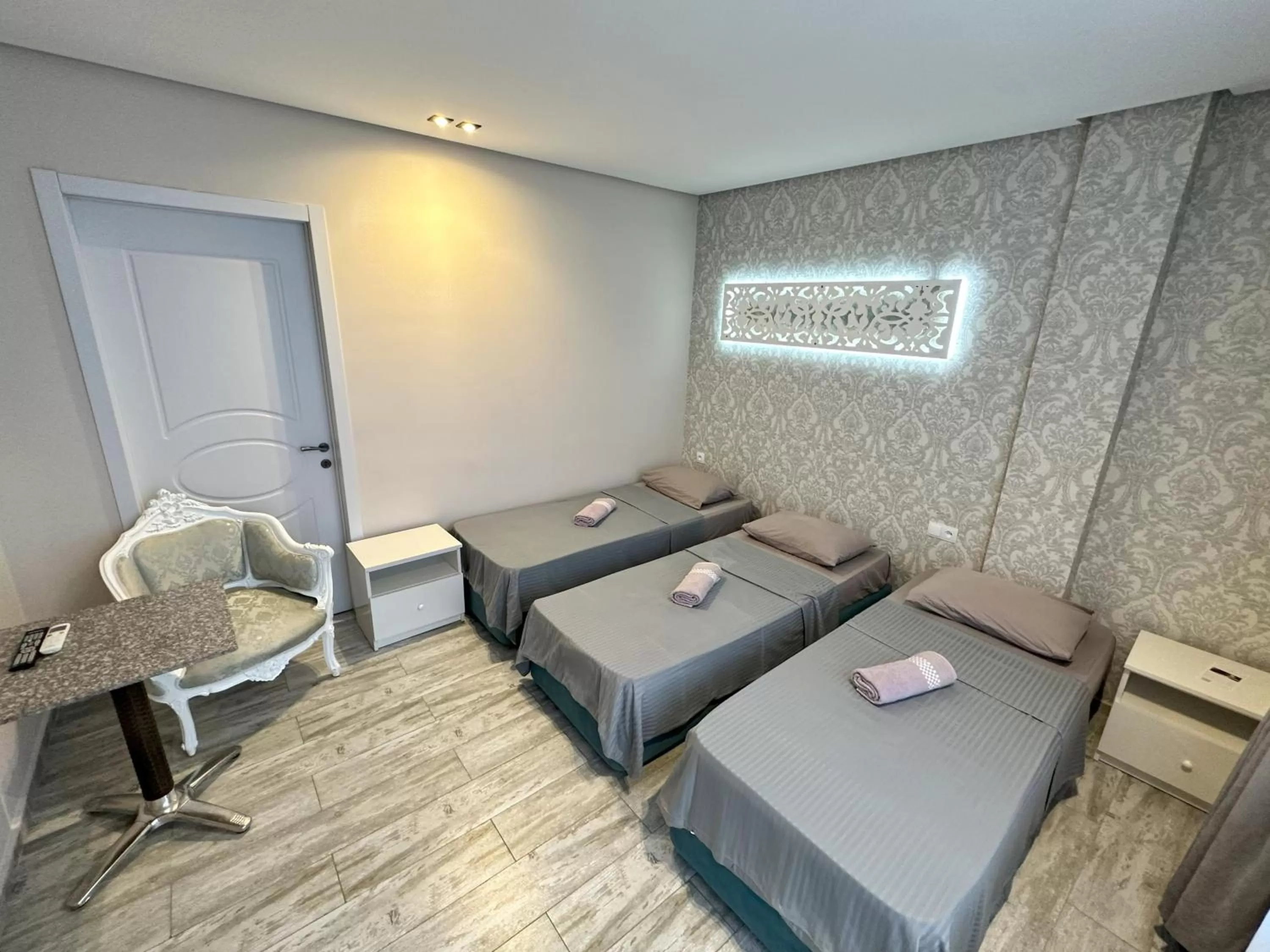 Photo of the whole room, Bed in National+