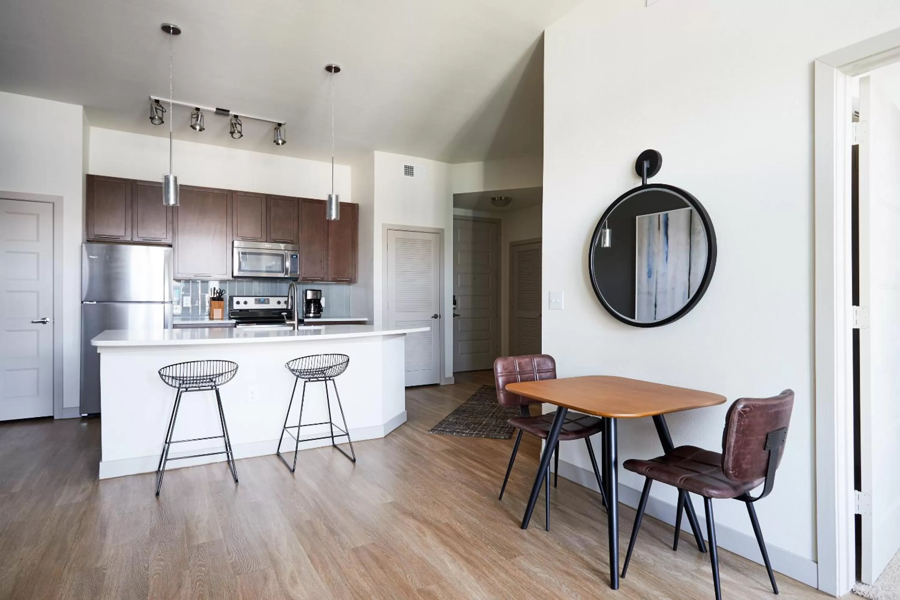 Living room, Kitchen/Kitchenette in Sonder at La Villita