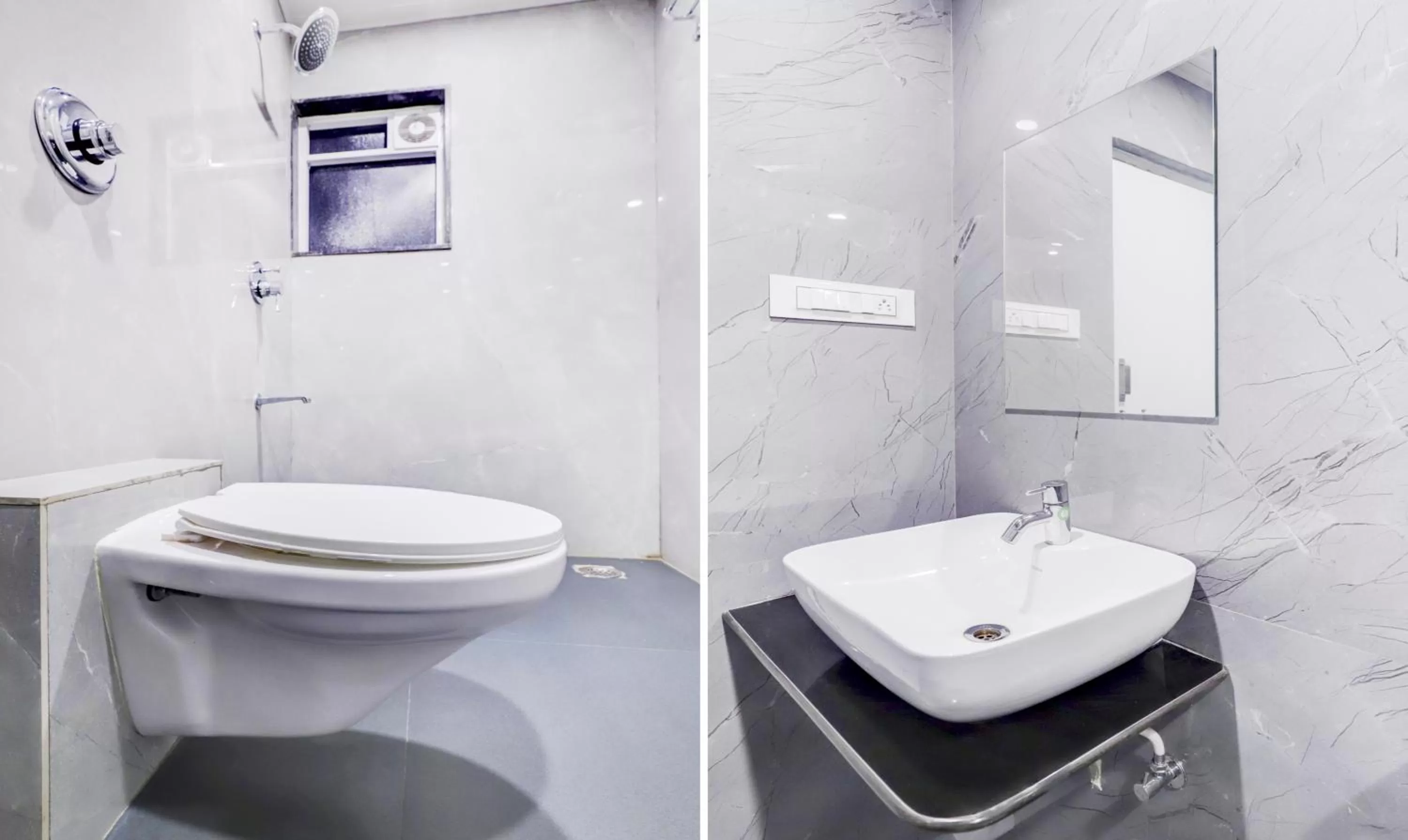 Bathroom in Treebo Finesta Suites, Nagpur Airport