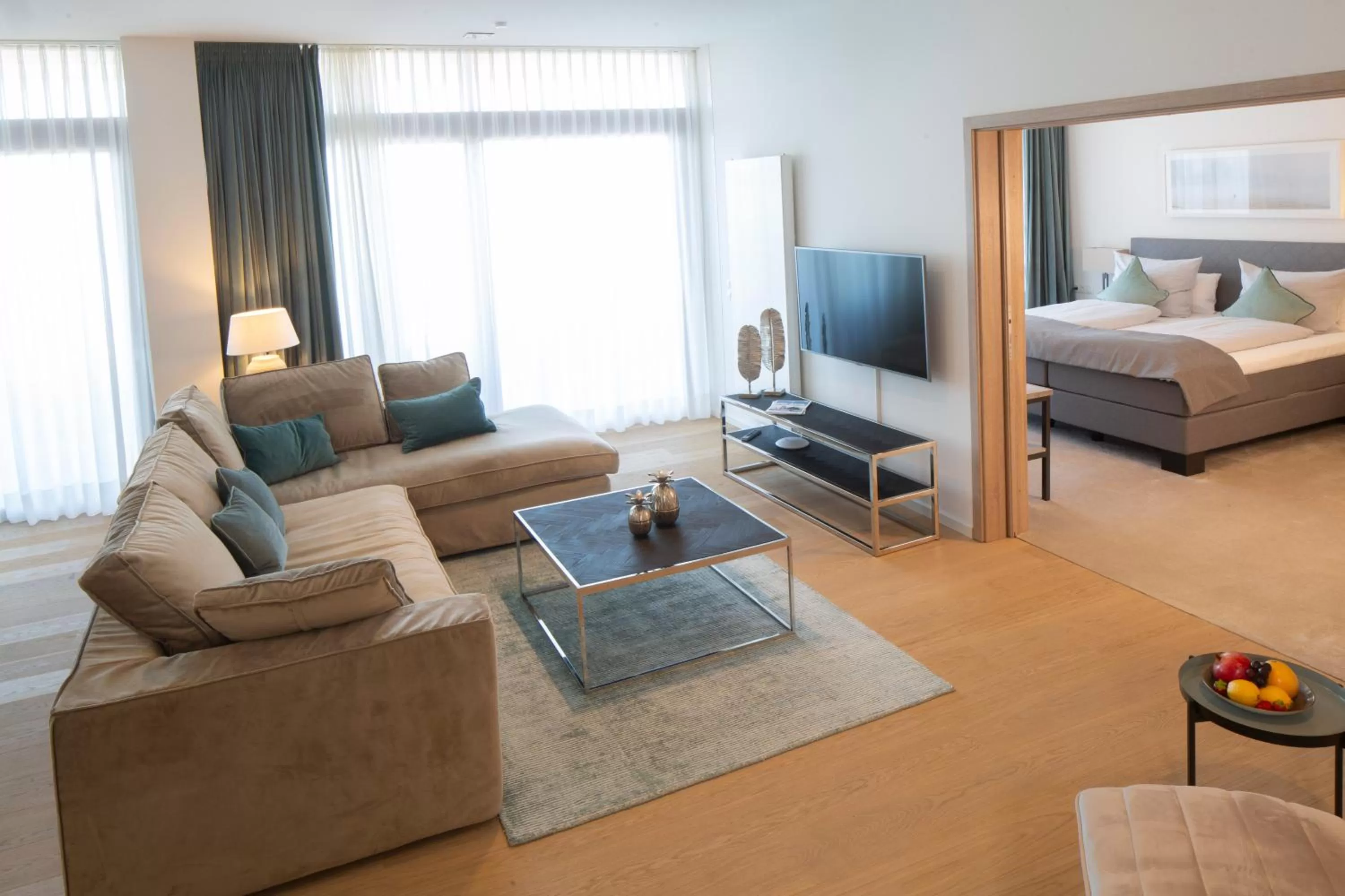 Bed in Intermar Hotel & Apartments