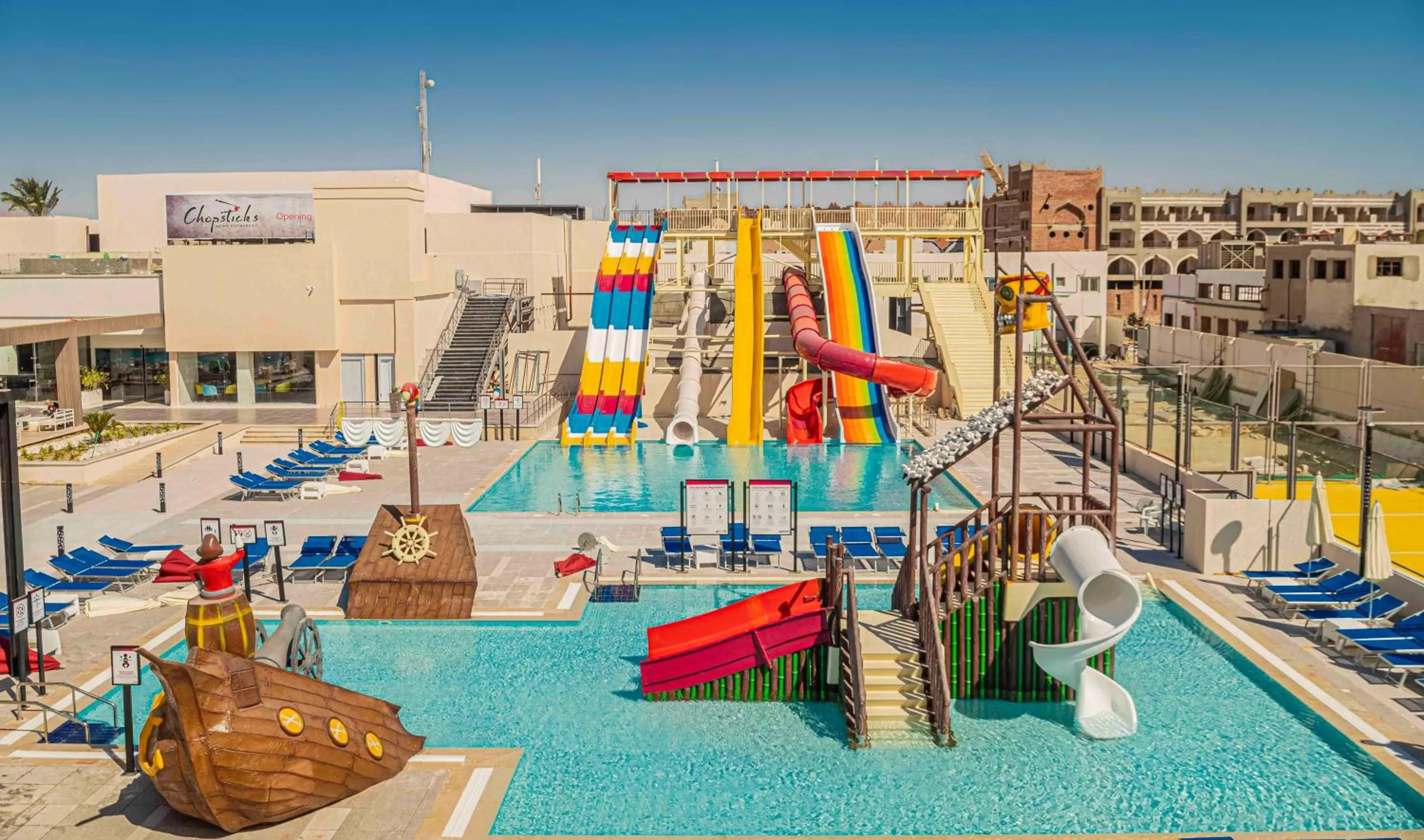 Aqua park in Amarina Abu Soma Resort & Aquapark