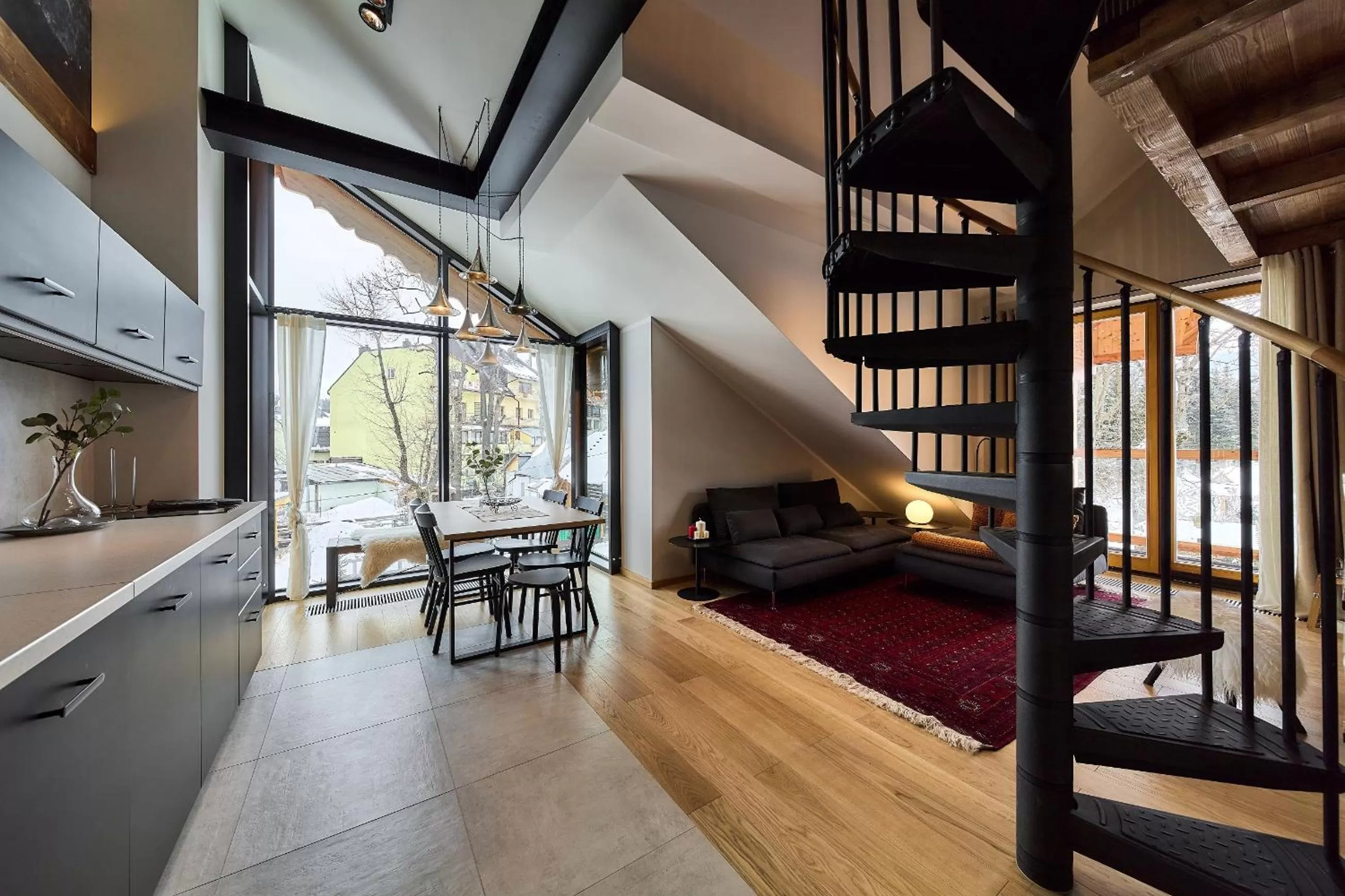 Living room in Aparthotel Giewont