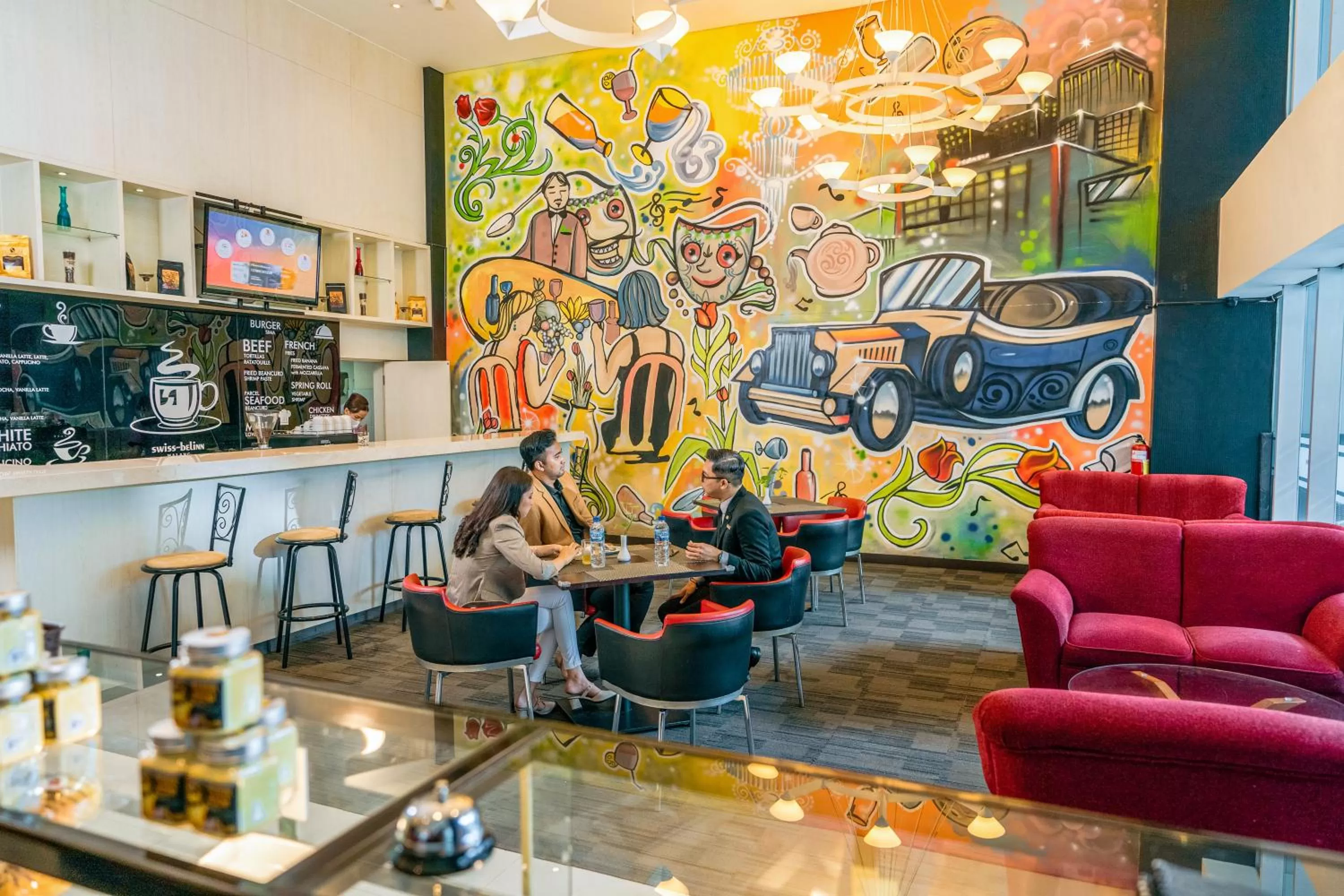 Lounge or bar in Swiss-Belinn Malang