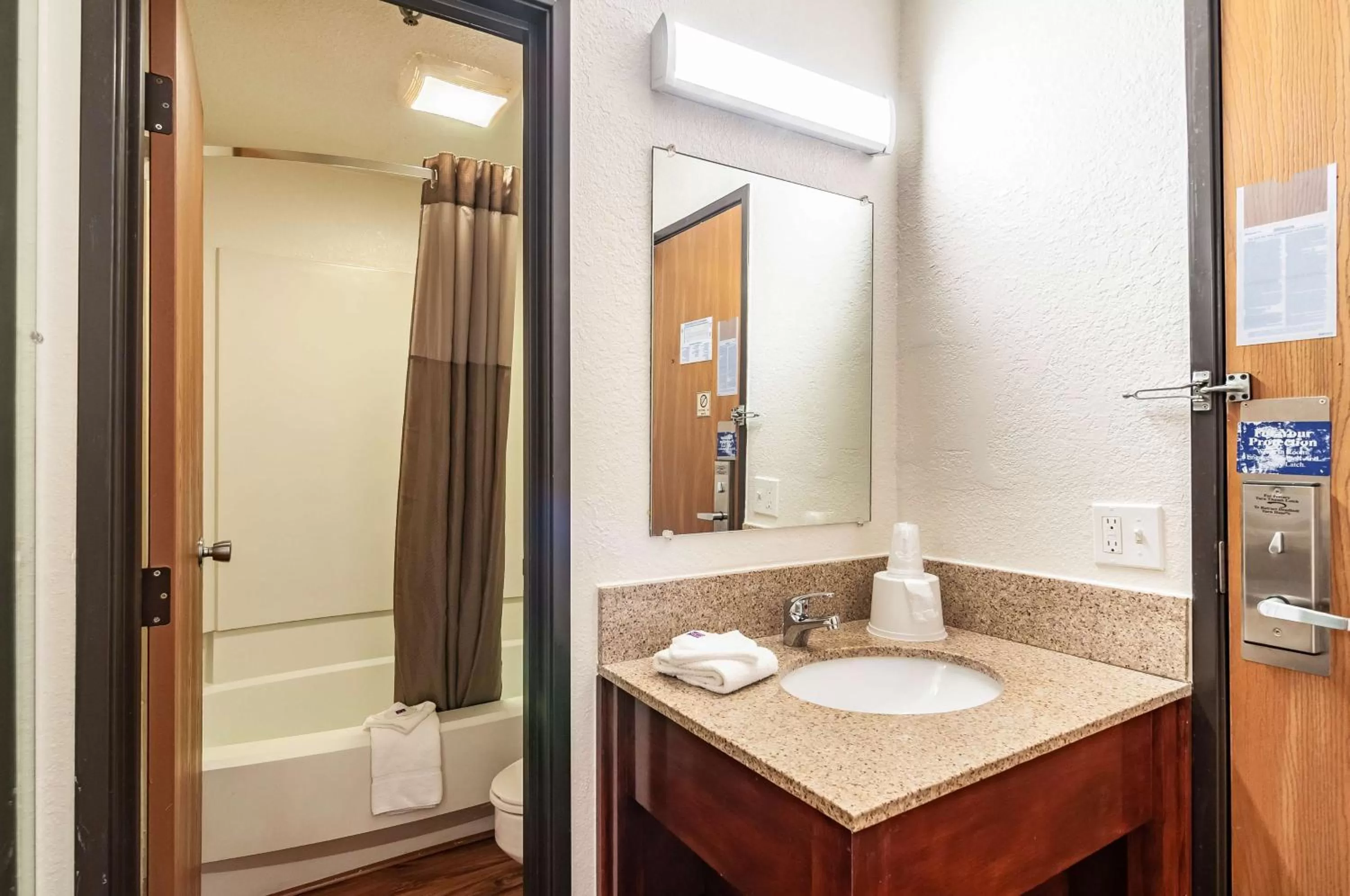 Shower in Motel 6-Naperville, IL