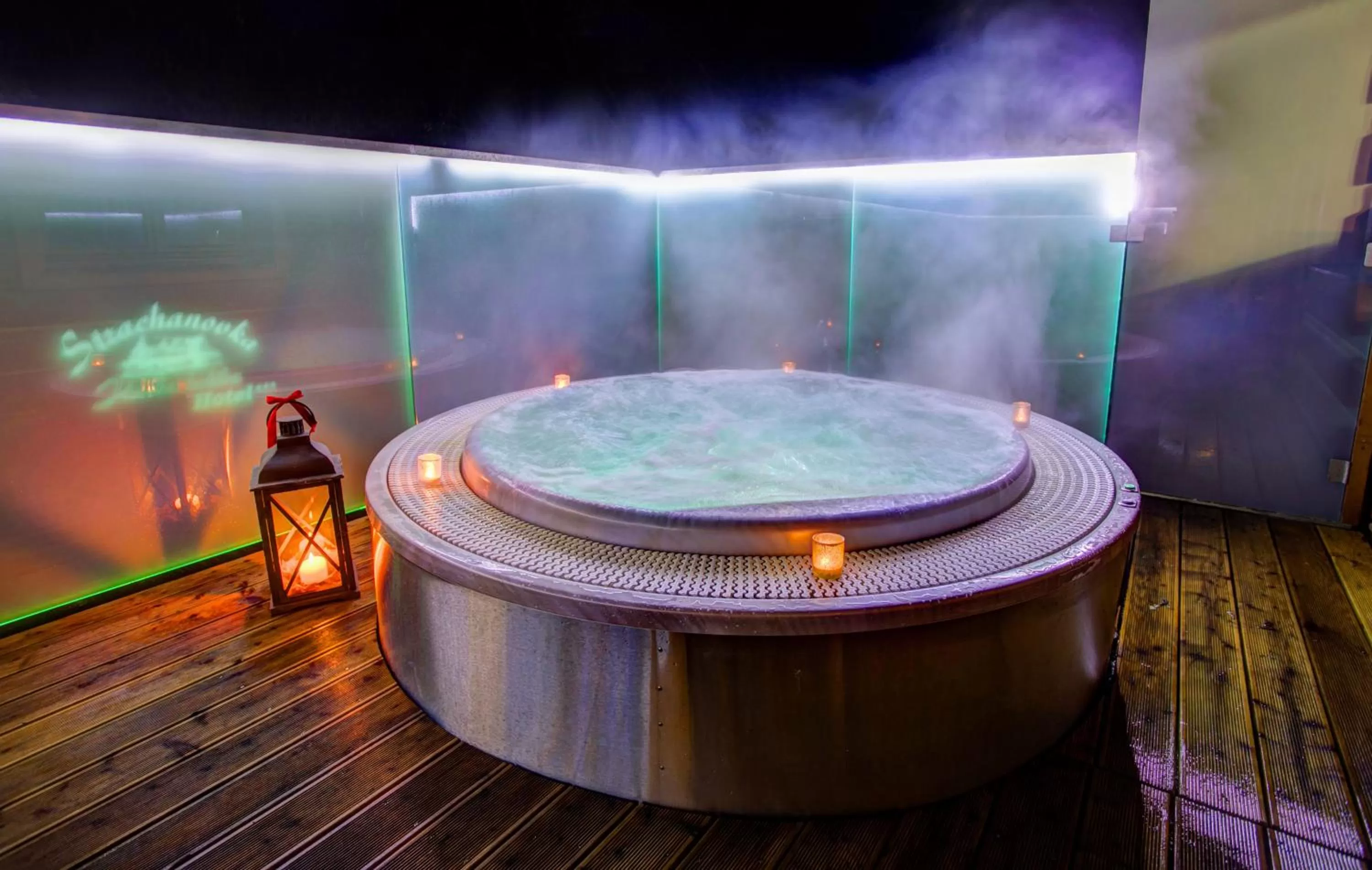 Hot Tub in Hotel Strachanovka - Jánska Koliba