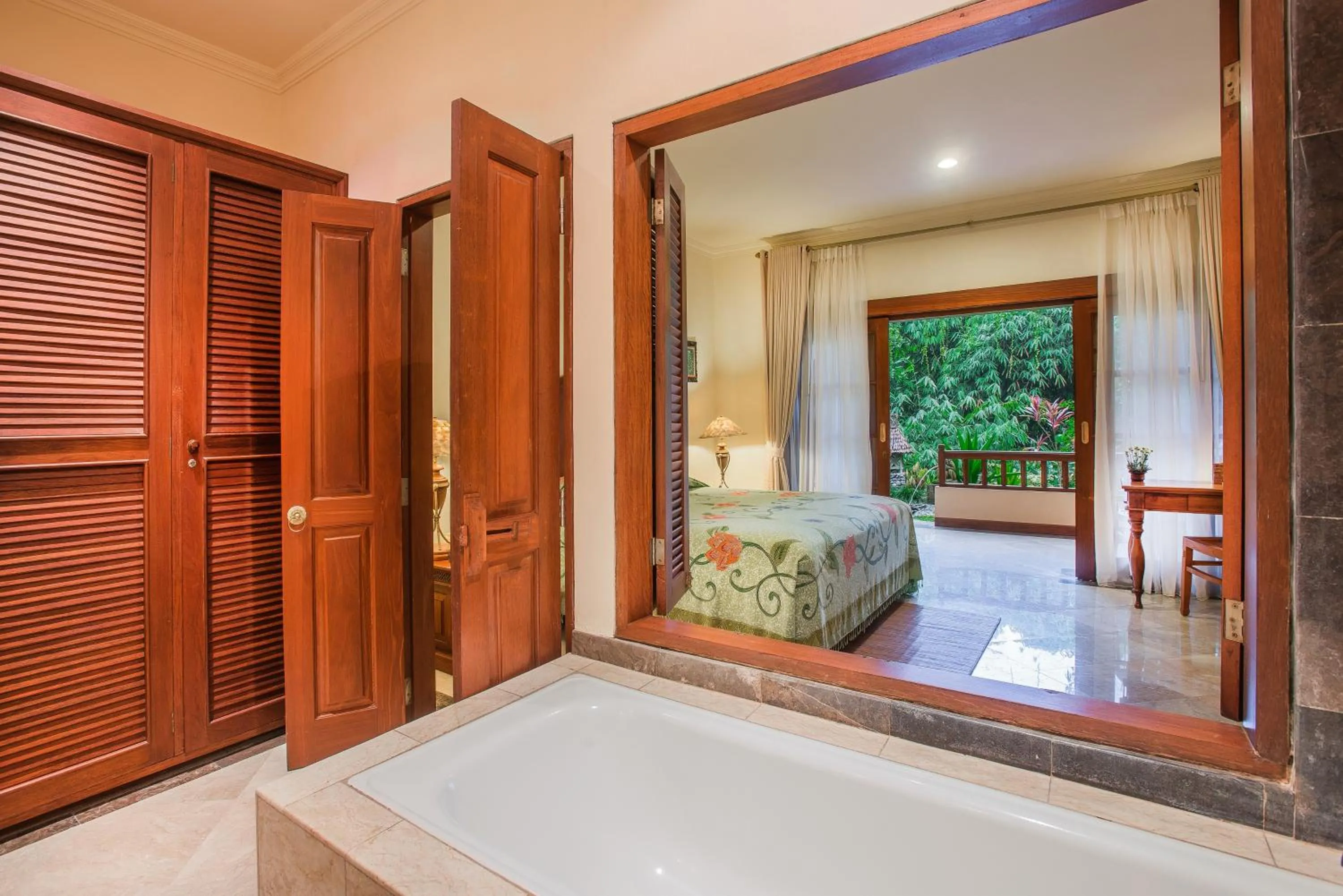 Bathroom, Bed in Samhita Garden Ubud