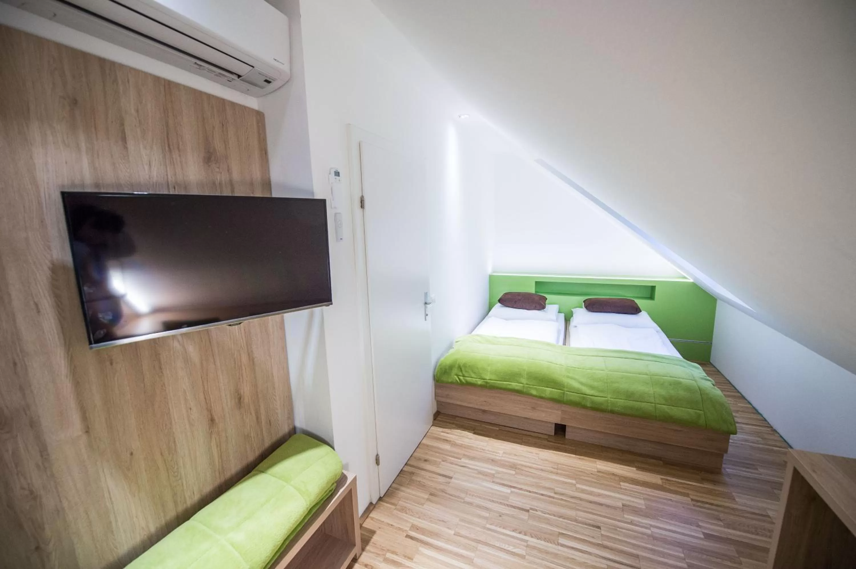 Bed in Hotel Restaurant Meyer