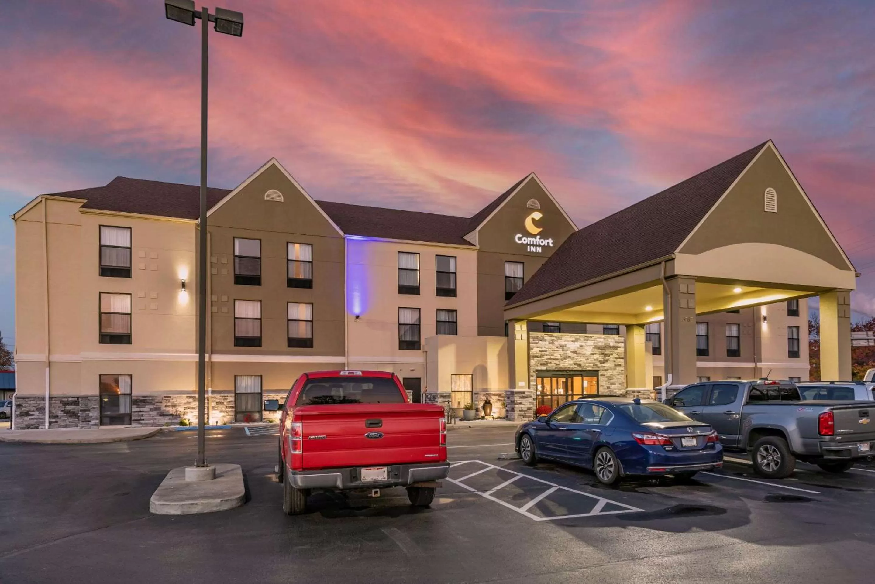 Property building in Comfort Inn Madison near Clifty Falls