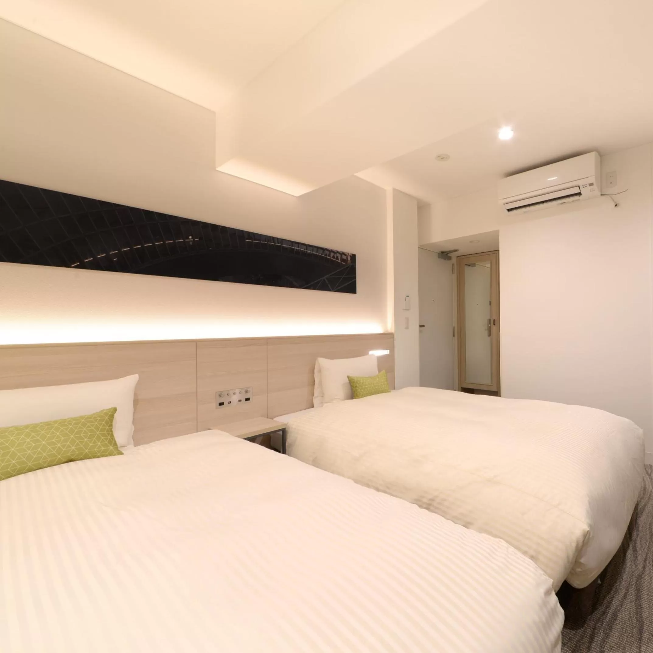 Bed in Vessel Inn Shinsaibashi