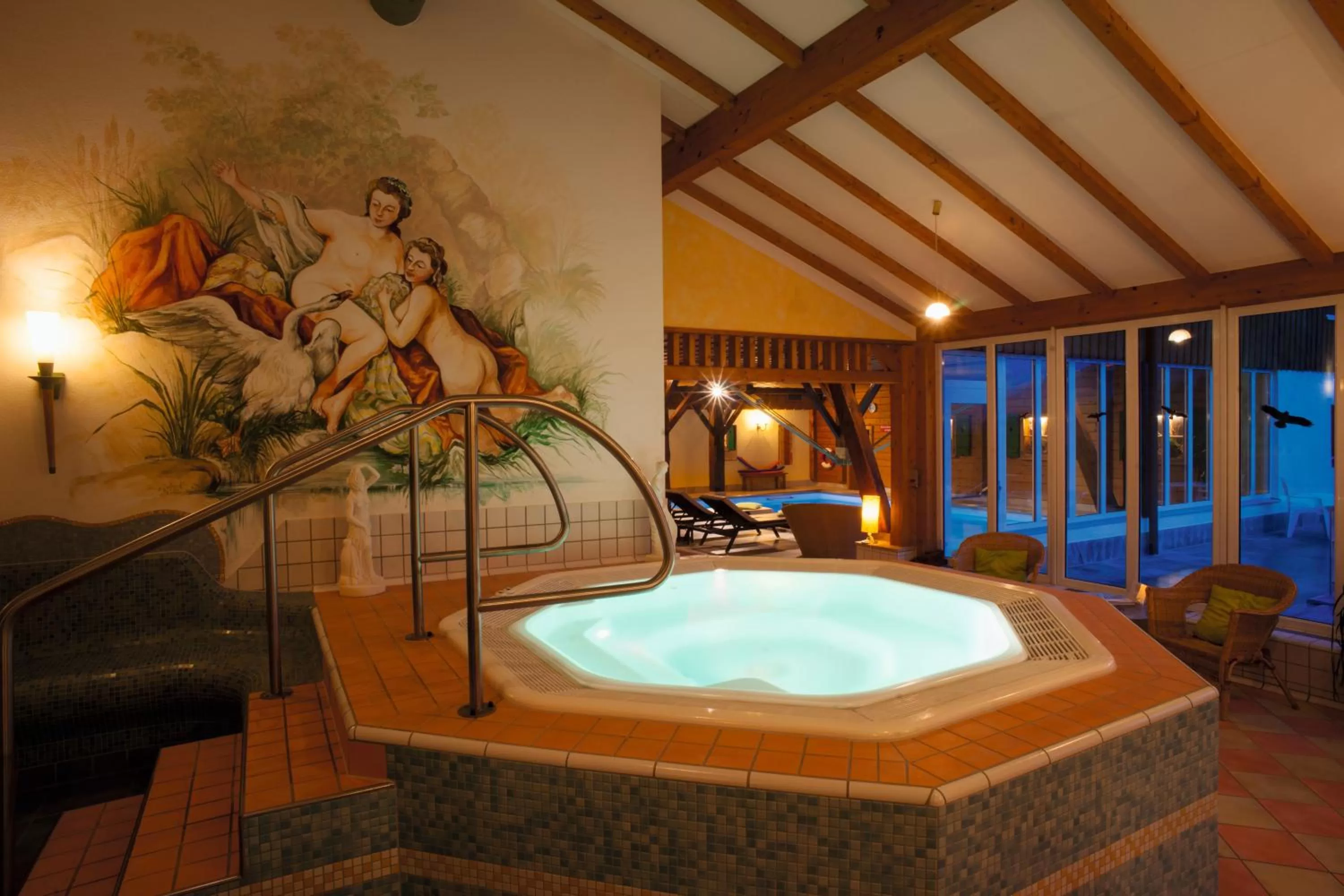 Hot Tub in Wellness- und Vitalhotel Böhmhof