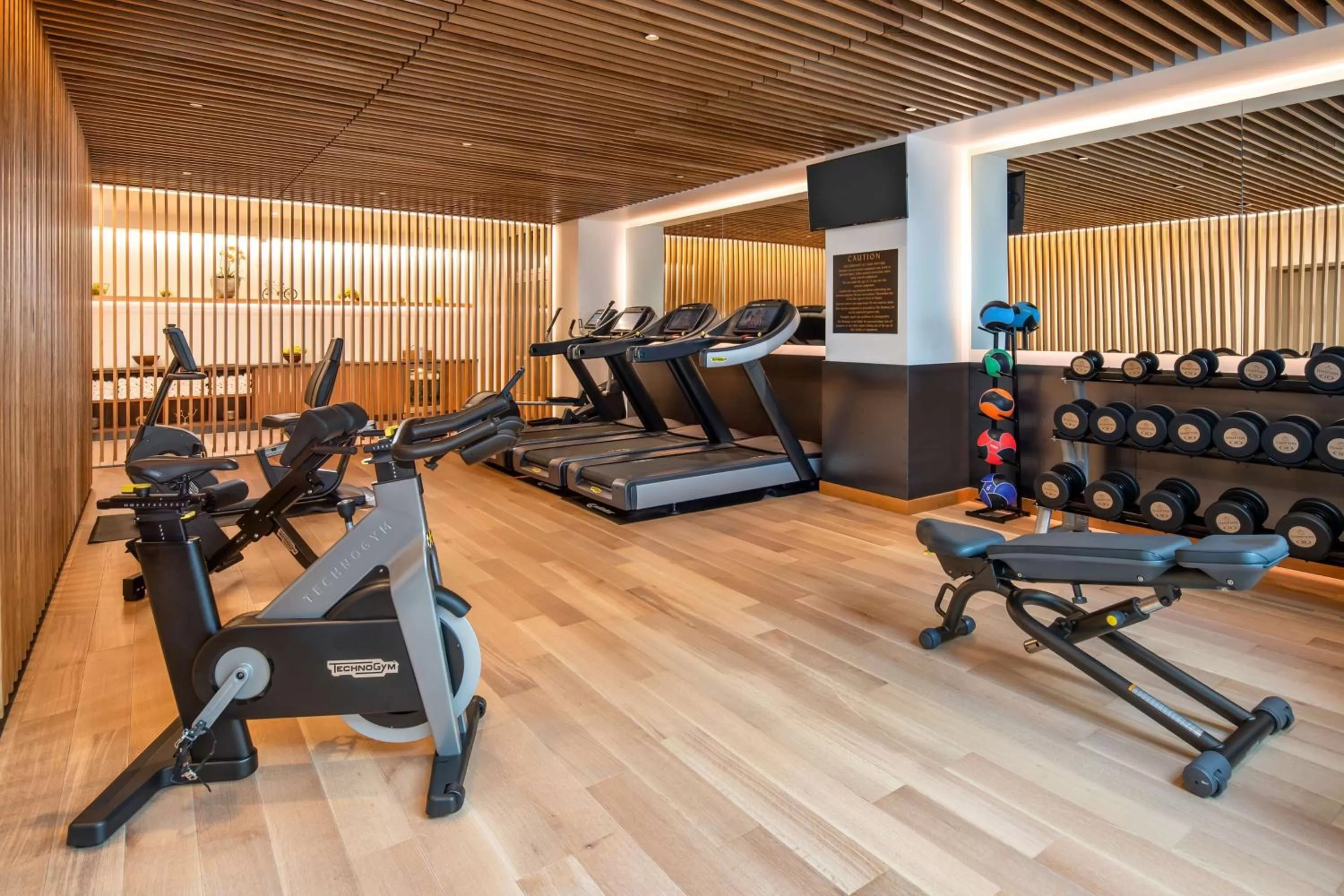 Fitness centre/facilities in The Duniway Portland, A Hilton Hotel