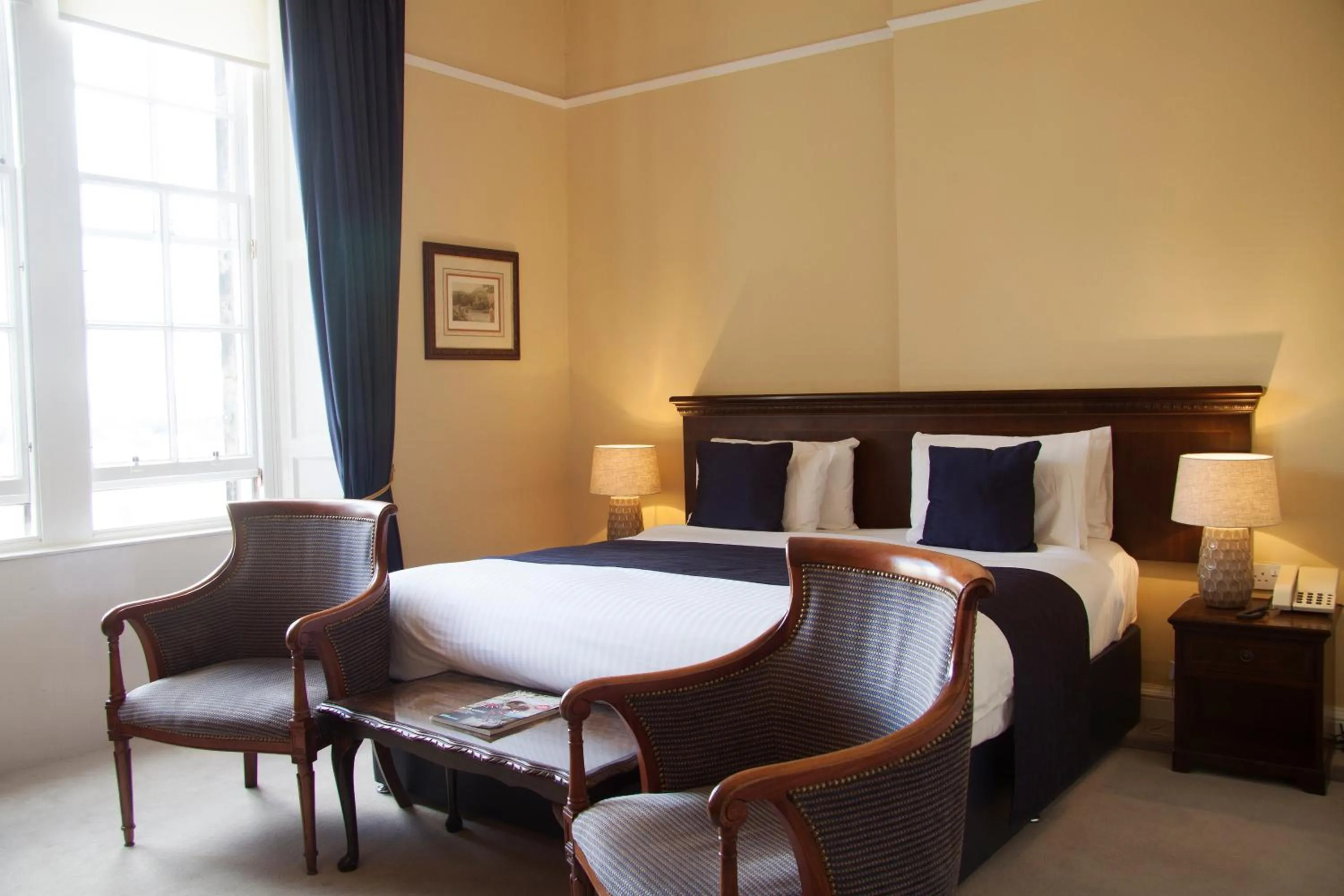 Bedroom, Bed in Royal Scots Club