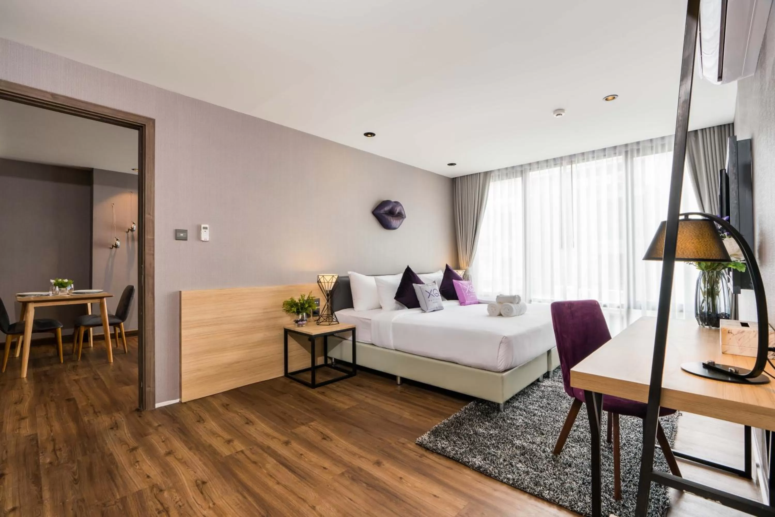 Photo of the whole room, Bed in XQ Pattaya Hotel