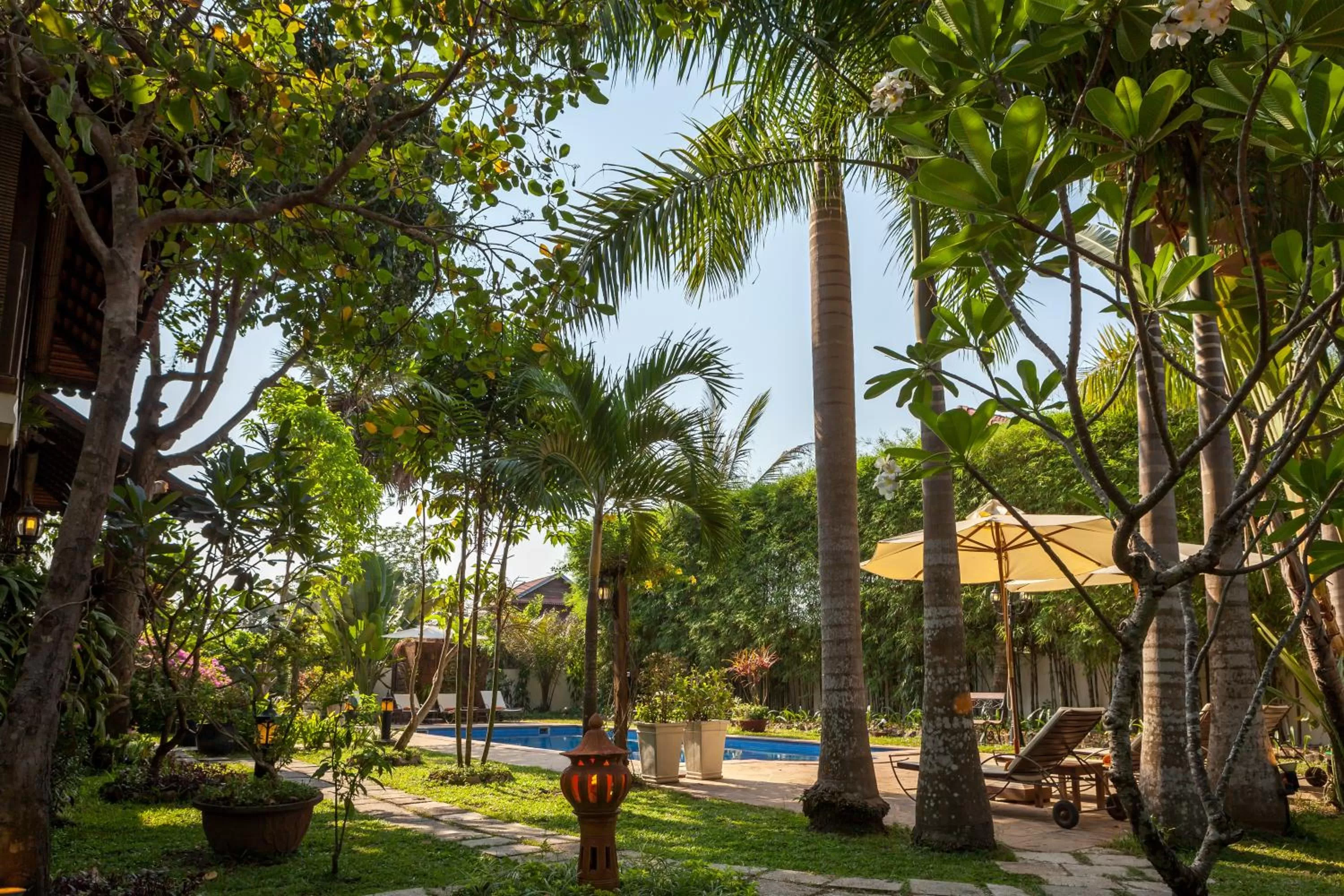 Garden in La Palmeraie D'angkor