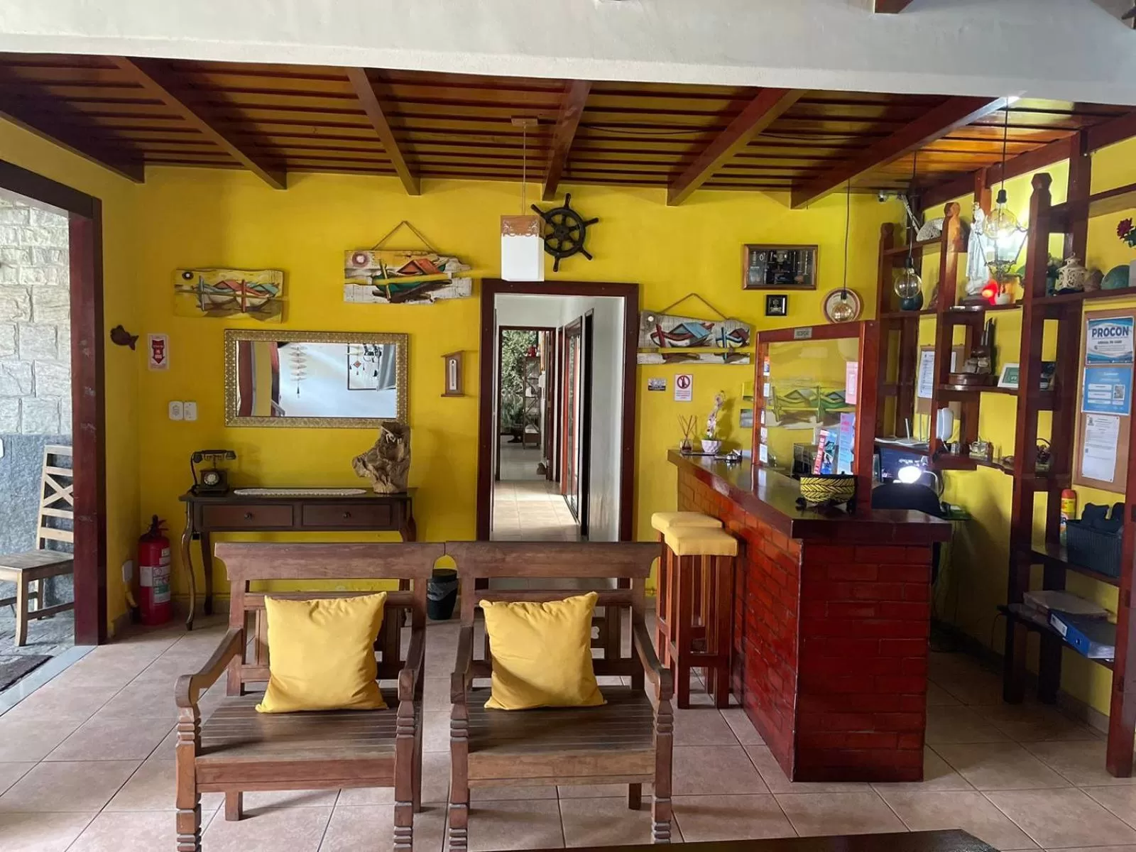 Lobby or reception in Pousada Do Suiá