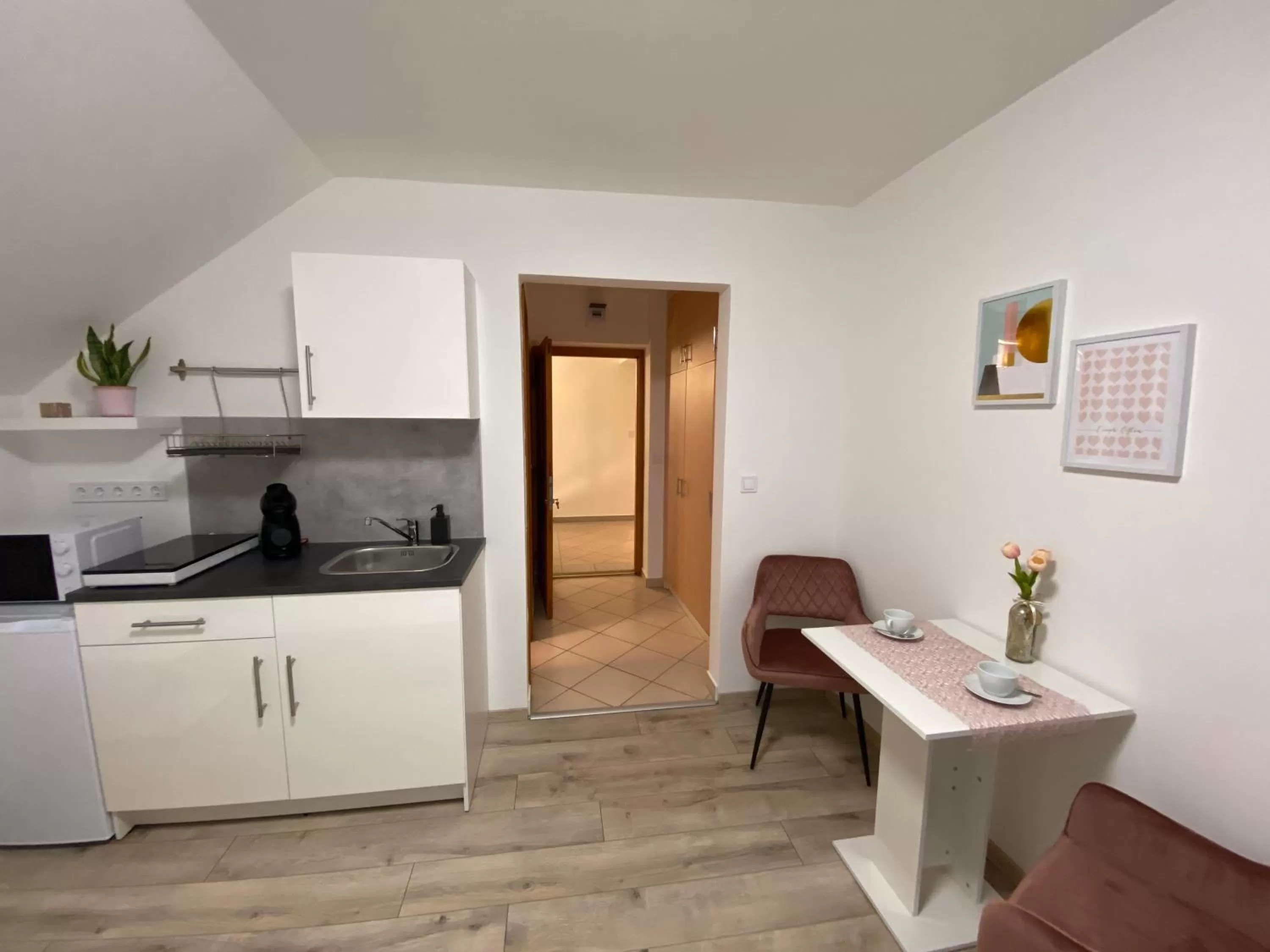 Kitchen or kitchenette in Villa Tara Bük