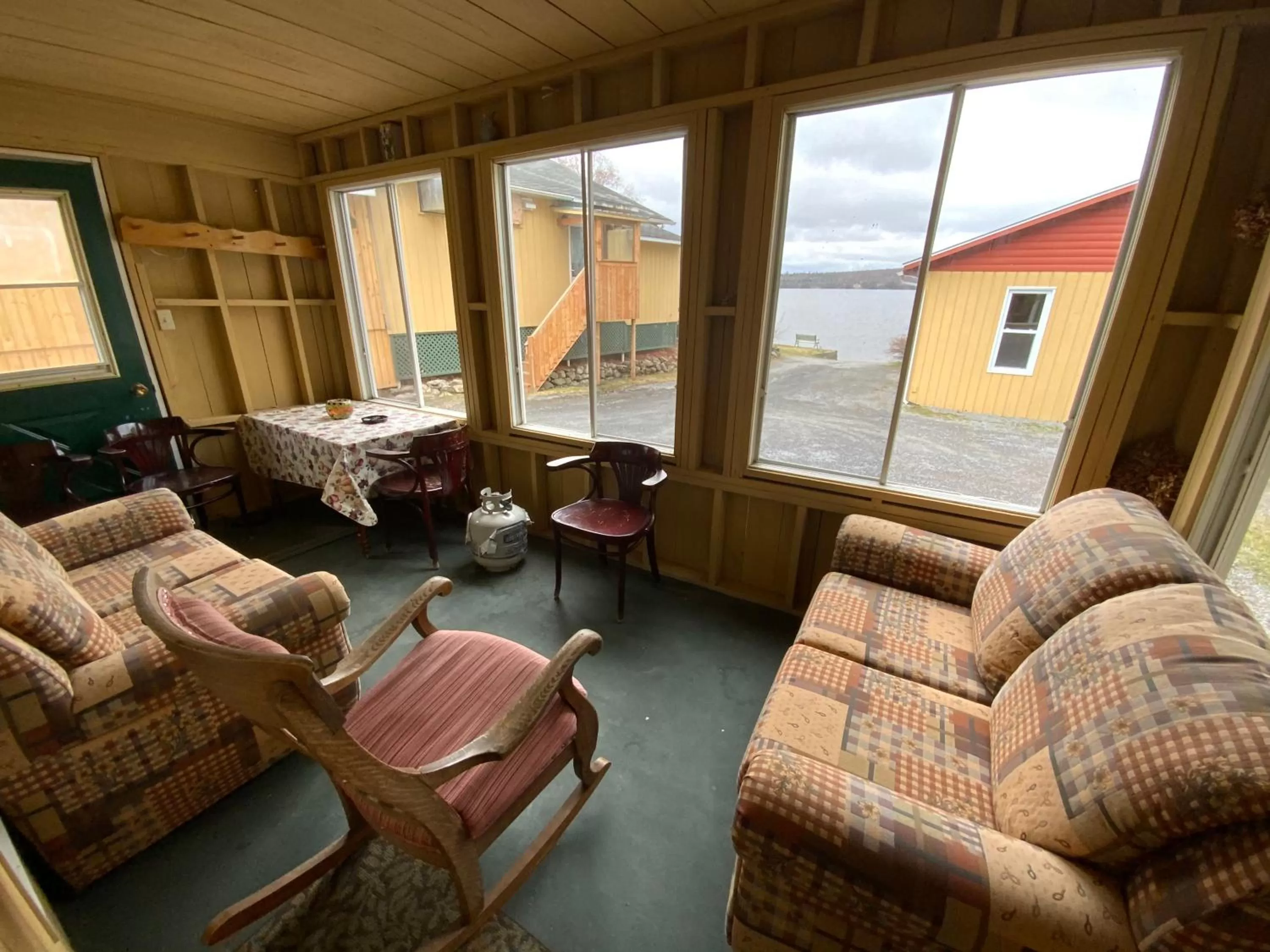Seating Area in Auberge et Chalets sur le Lac