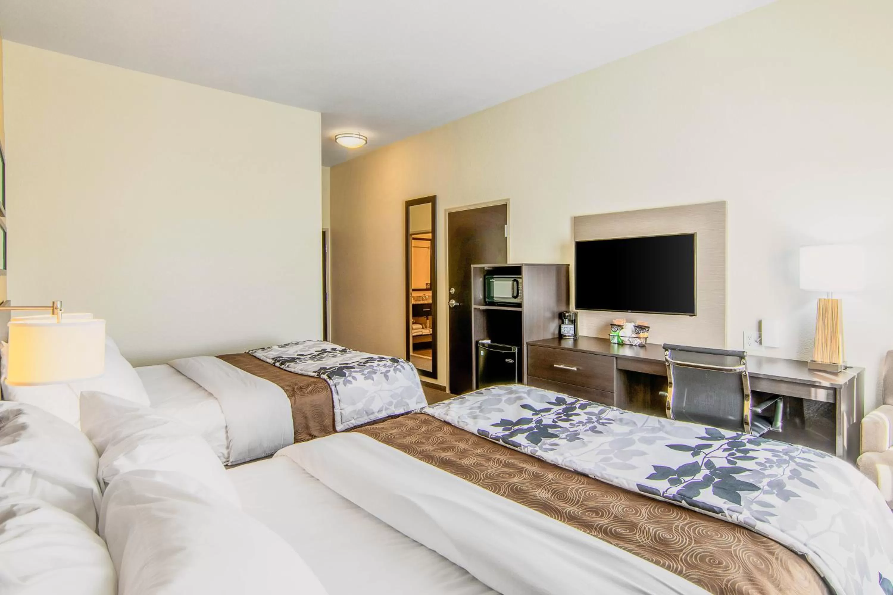 Bed in Sleep Inn & Suites West-Near Medical Center