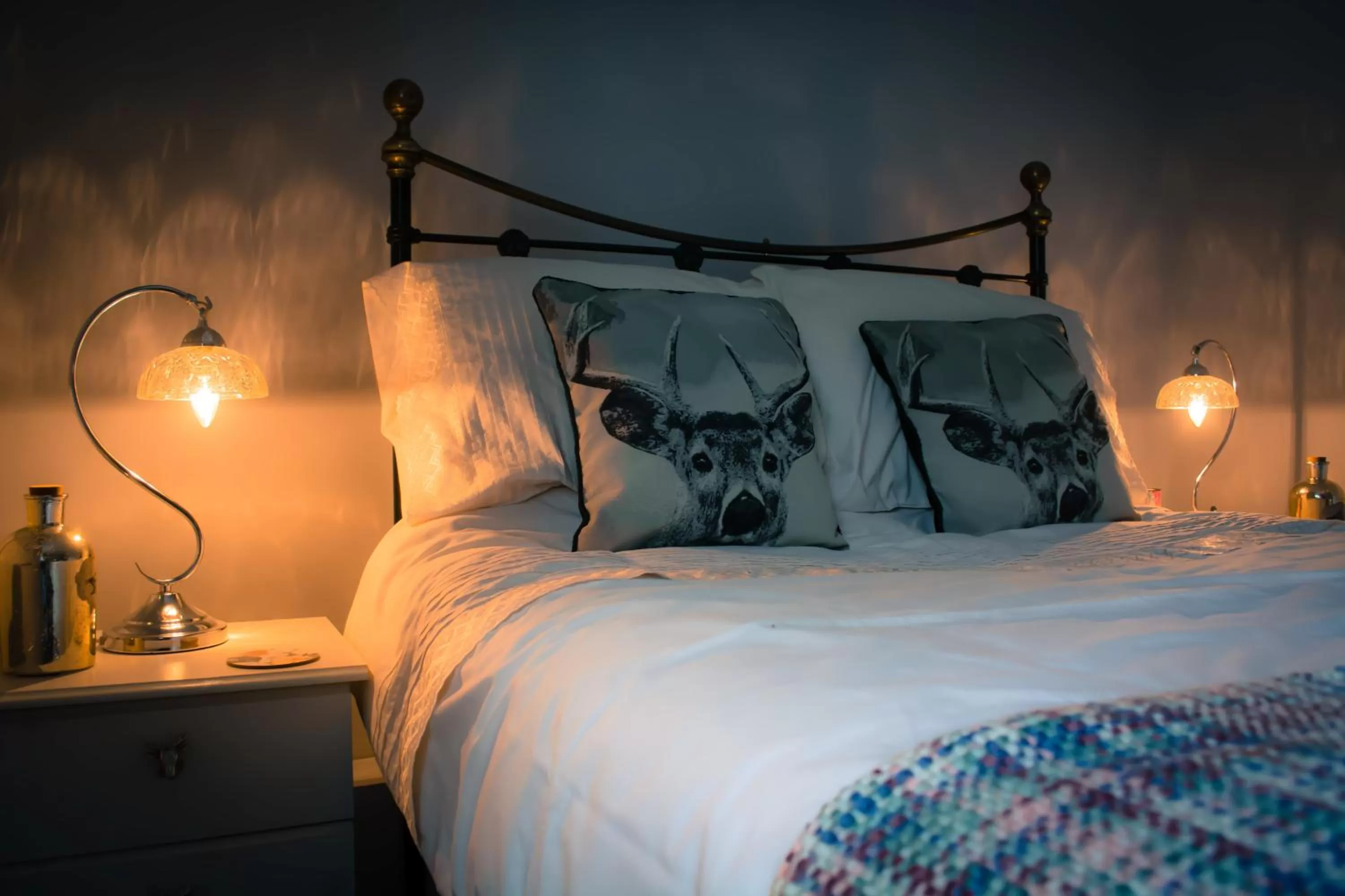 Bed in The Old Down Inn