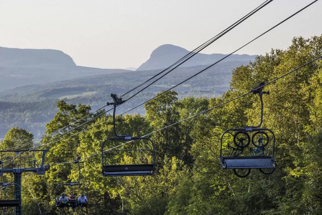 Natural landscape in Burke Mountain Hotel