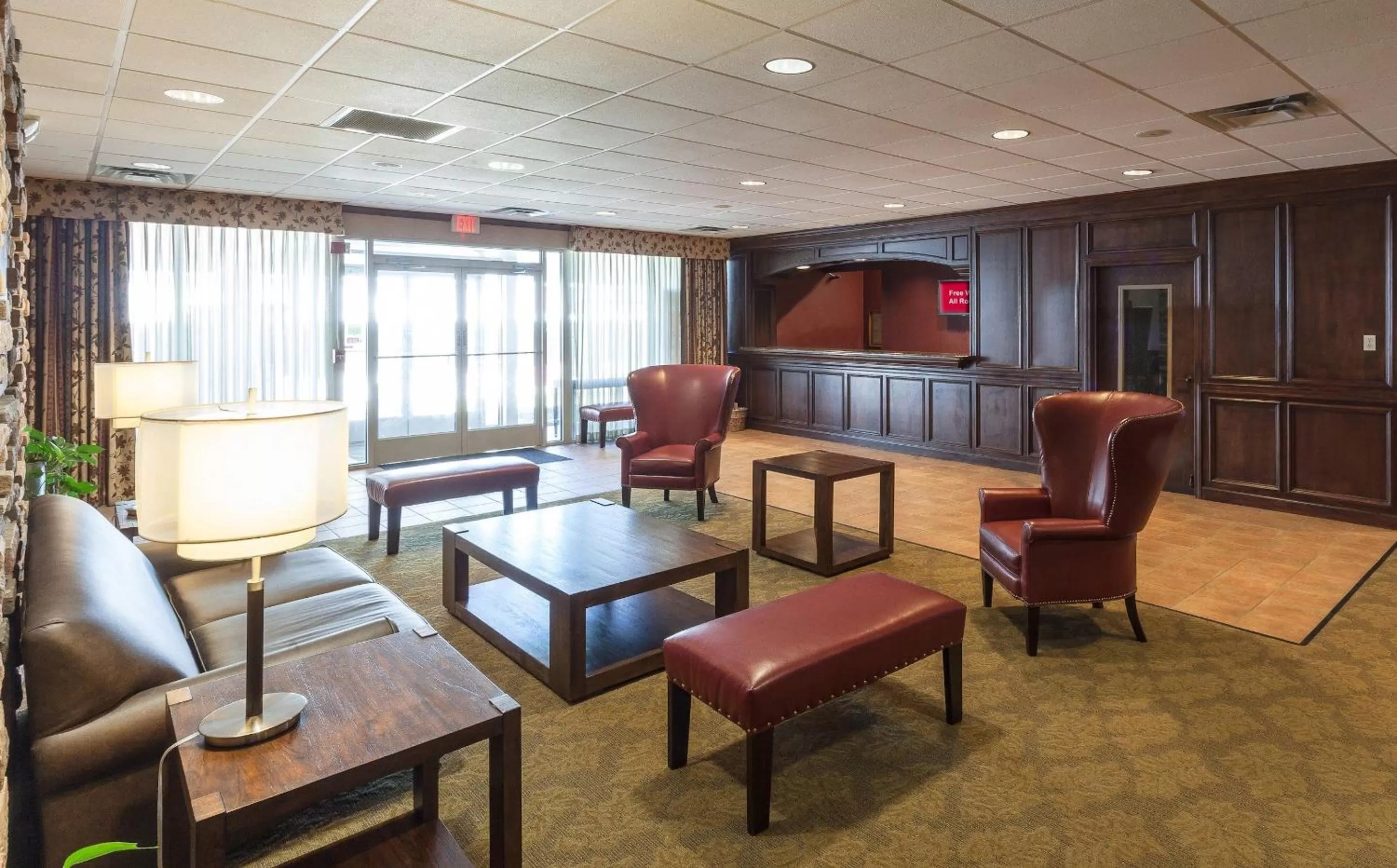 Lobby or reception in Red Roof Inn & Suites DeKalb
