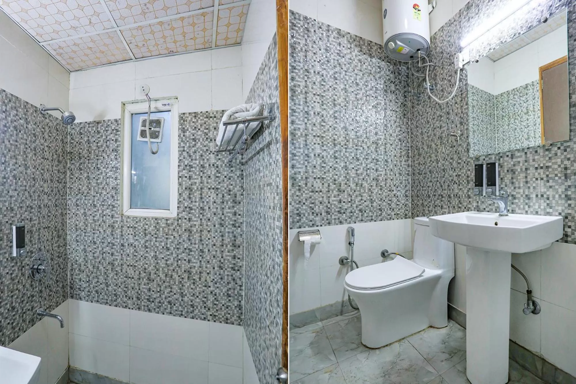 Bathroom in FabHotel F9 Peeragarhi