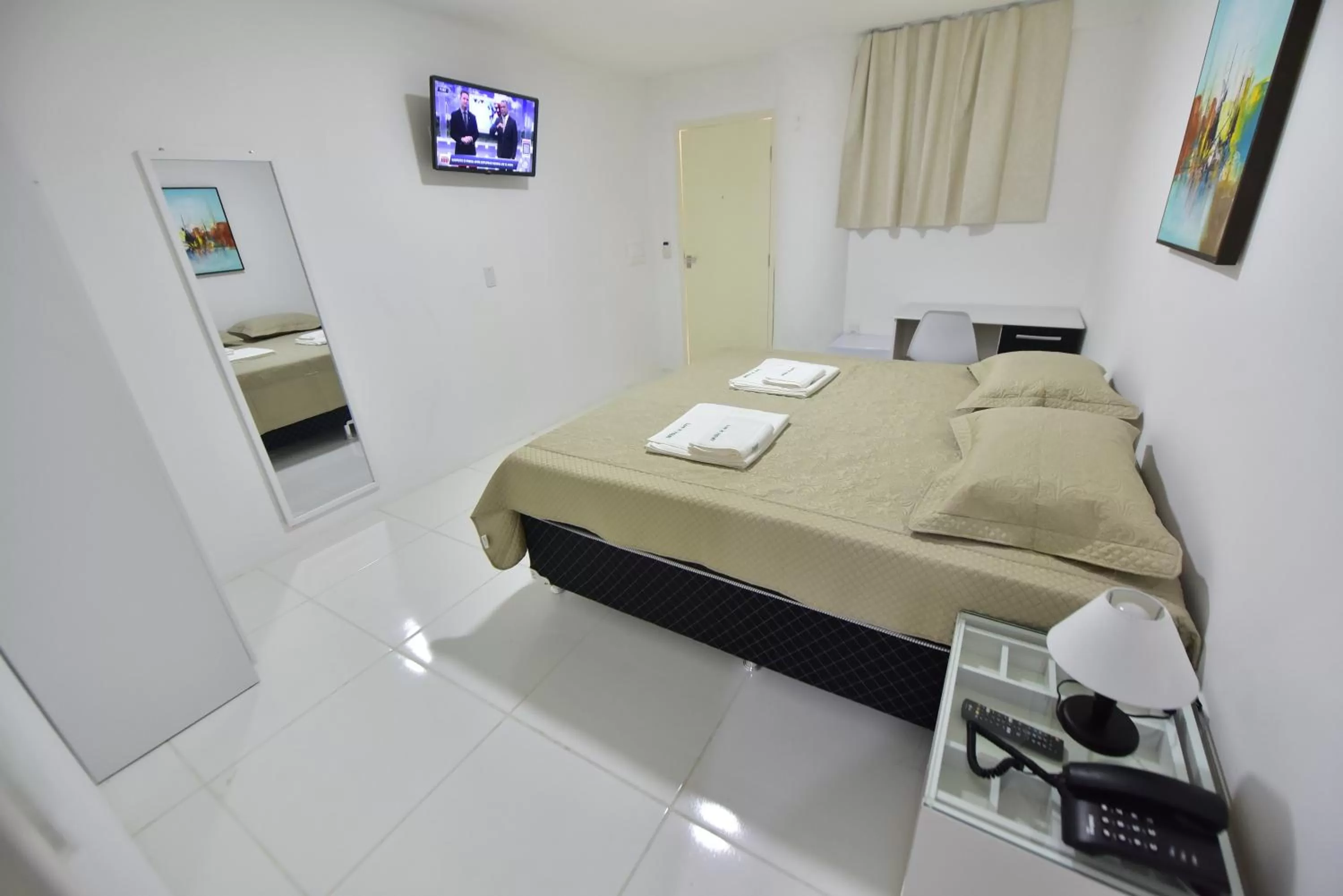 Bed in LIVE IN FORTALEZA HOTEL