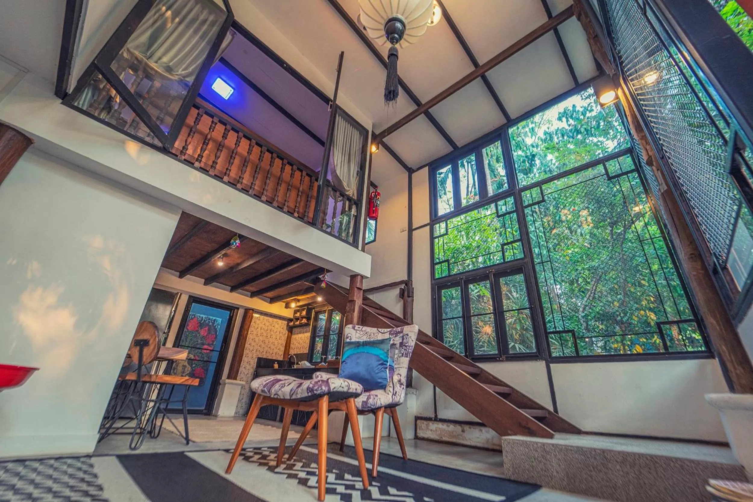 Living room in Baan Suan Residence เฮือนพักบ้านสวน