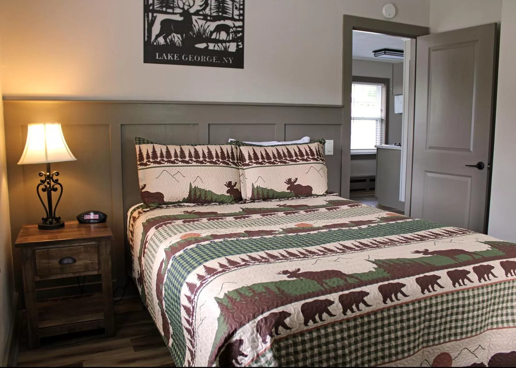 Bed in Bayside Resort, Lake George NY