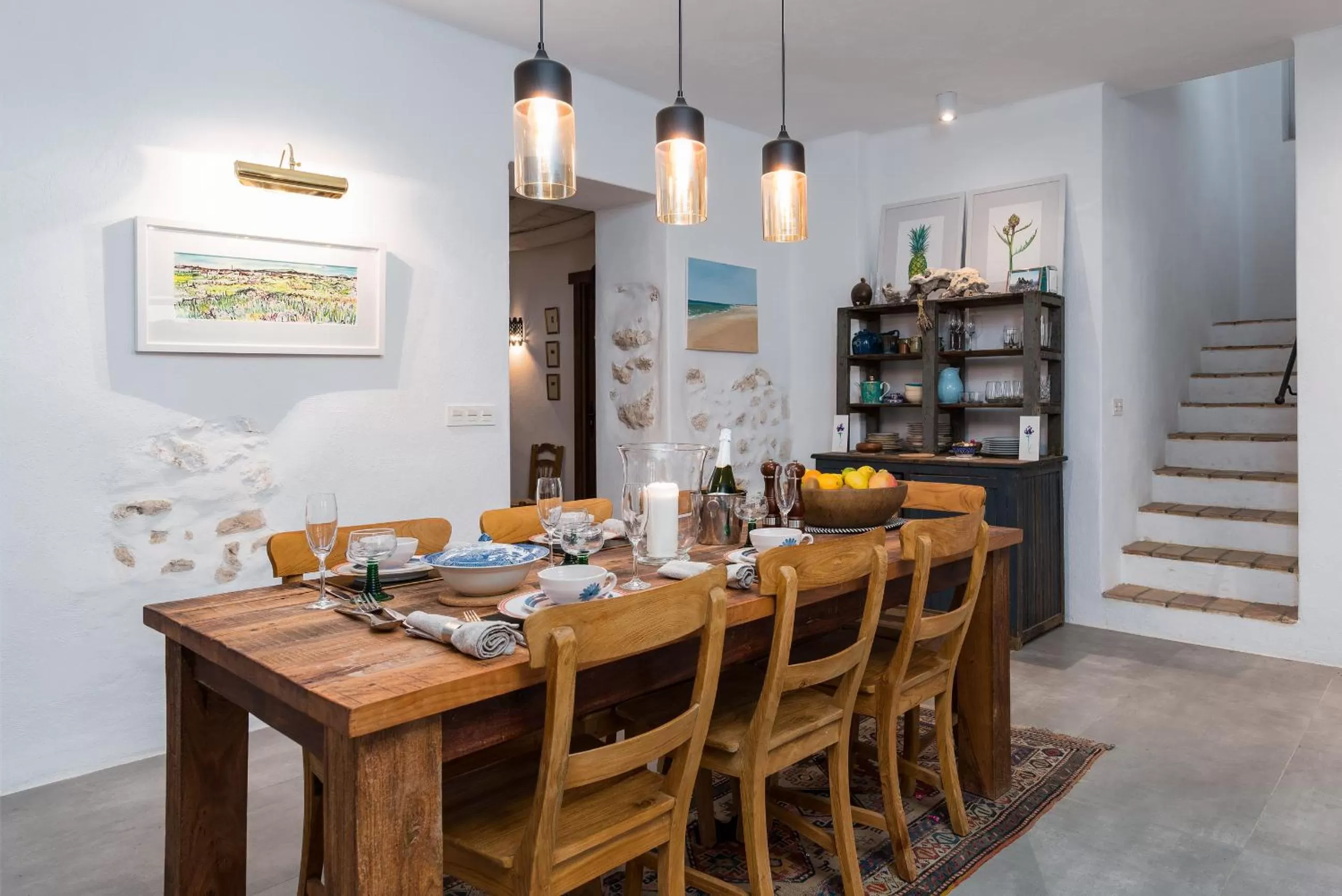 Dining area in Casa Higueras