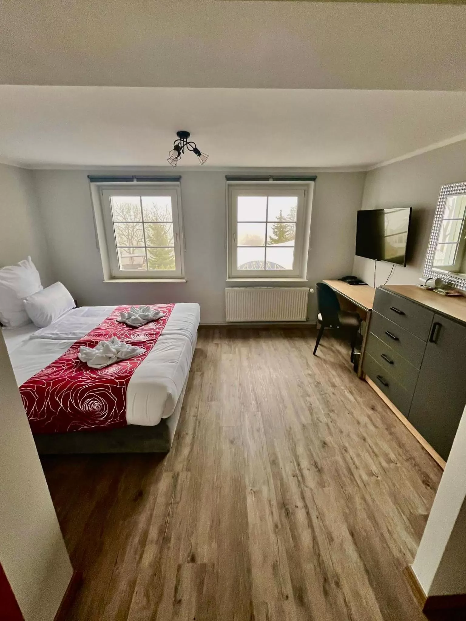 Photo of the whole room, Bed in Hotel Waldeslust