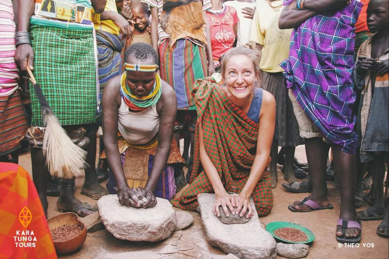People in Kara-Tunga Safari Camp