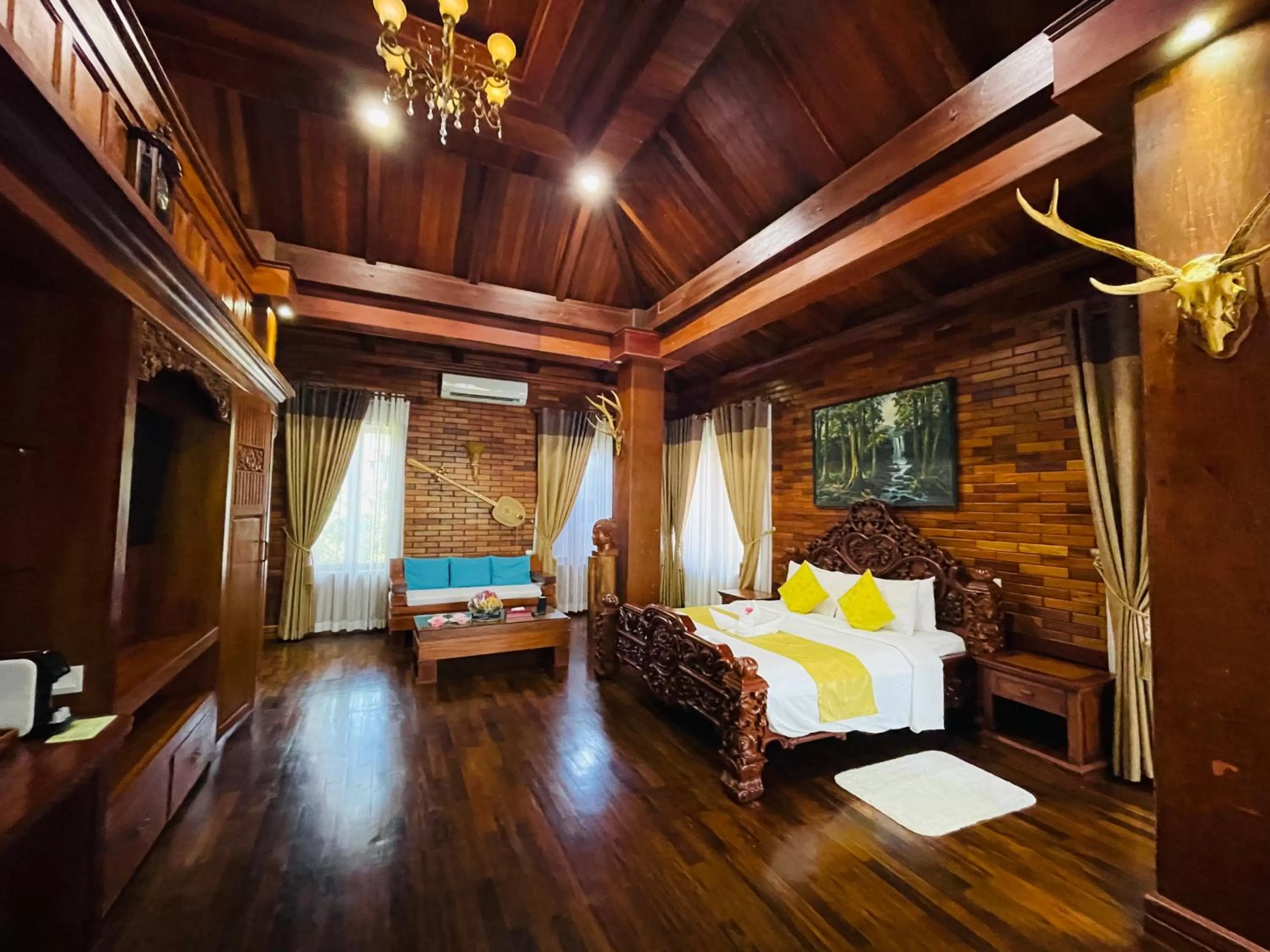 Bedroom in Try Palace Resort Kep