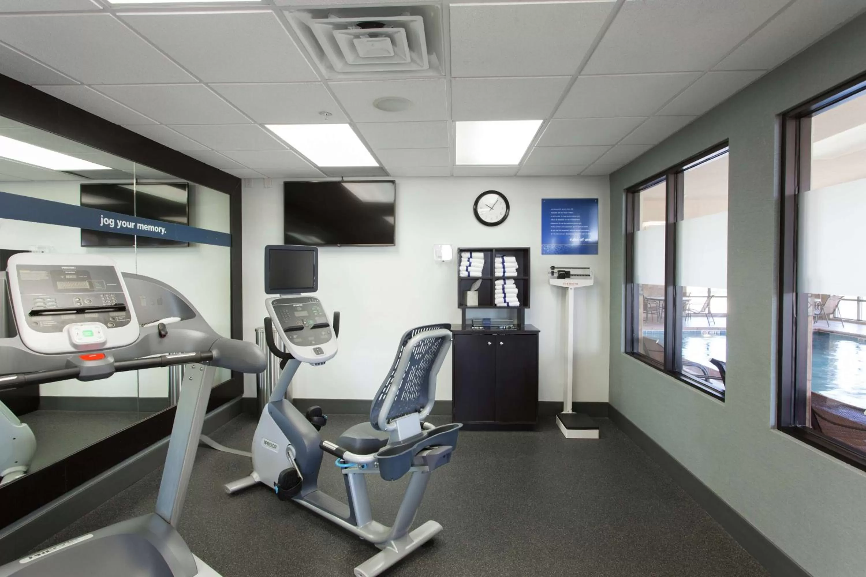 Fitness centre/facilities in Hampton Inn & Suites Ankeny