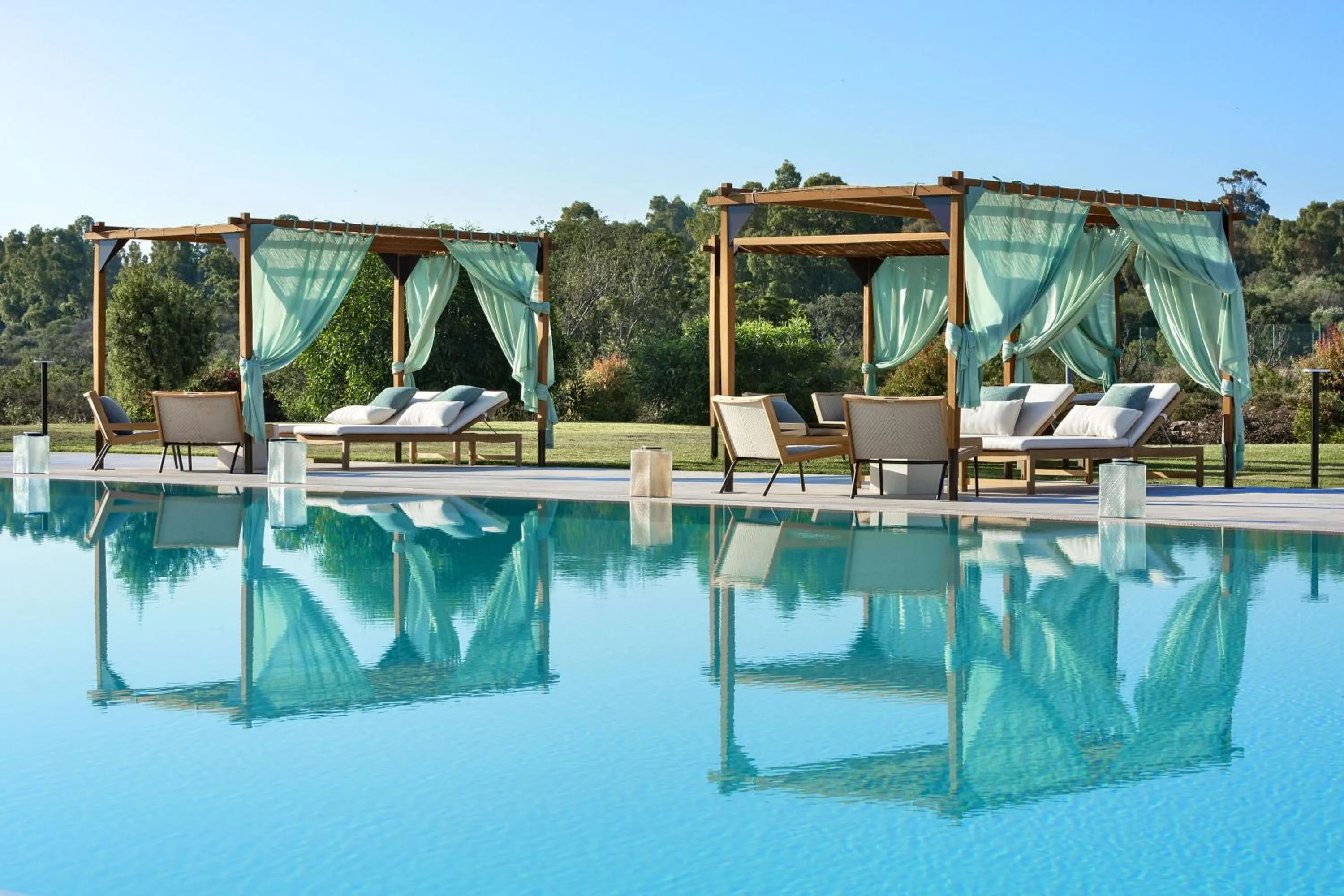 Swimming pool in Baglioni Resort Sardinia - The Leading Hotels of the World
