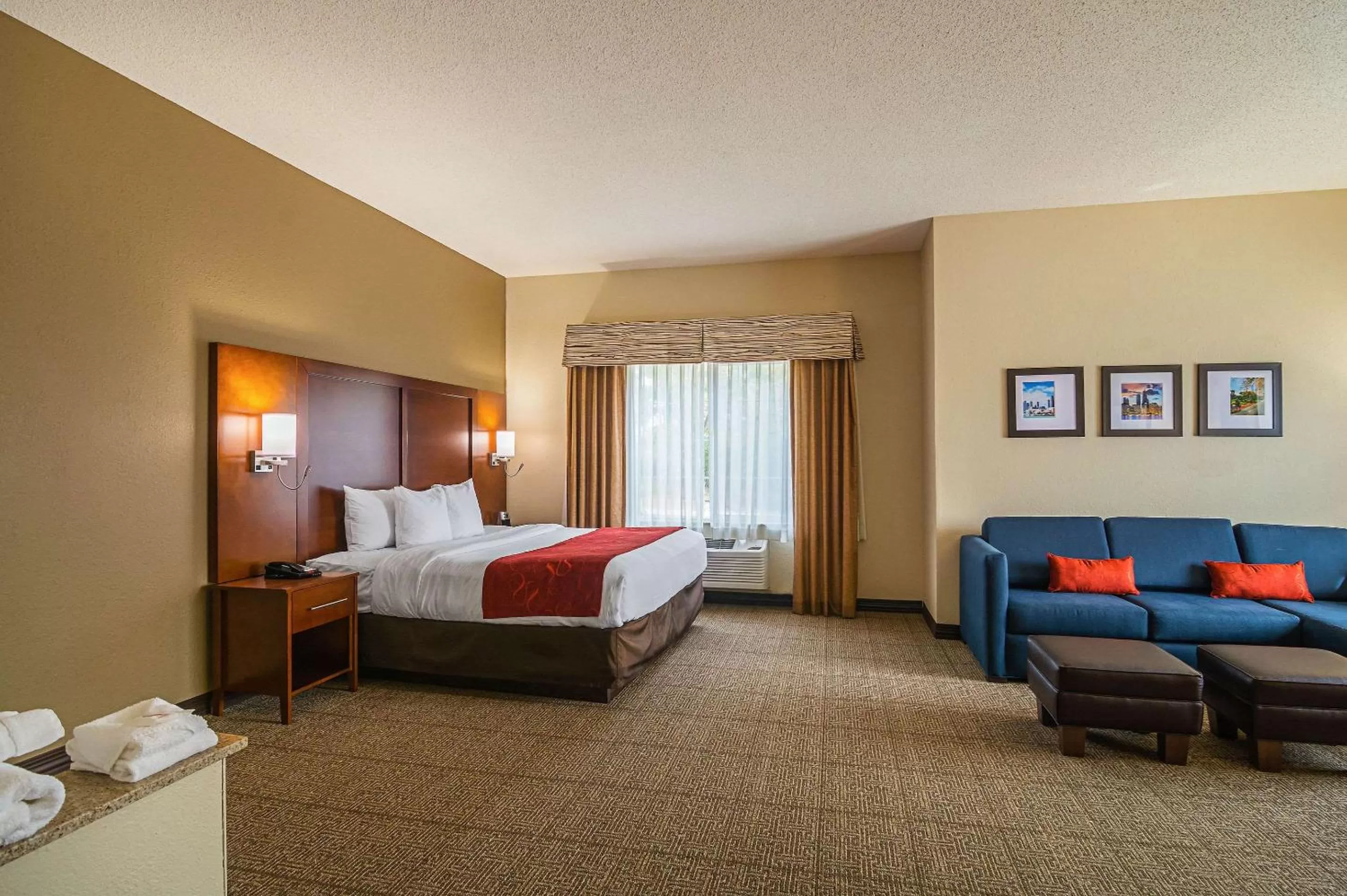 King Suite with Spa Bath in Comfort Suites Grayslake near Libertyville North