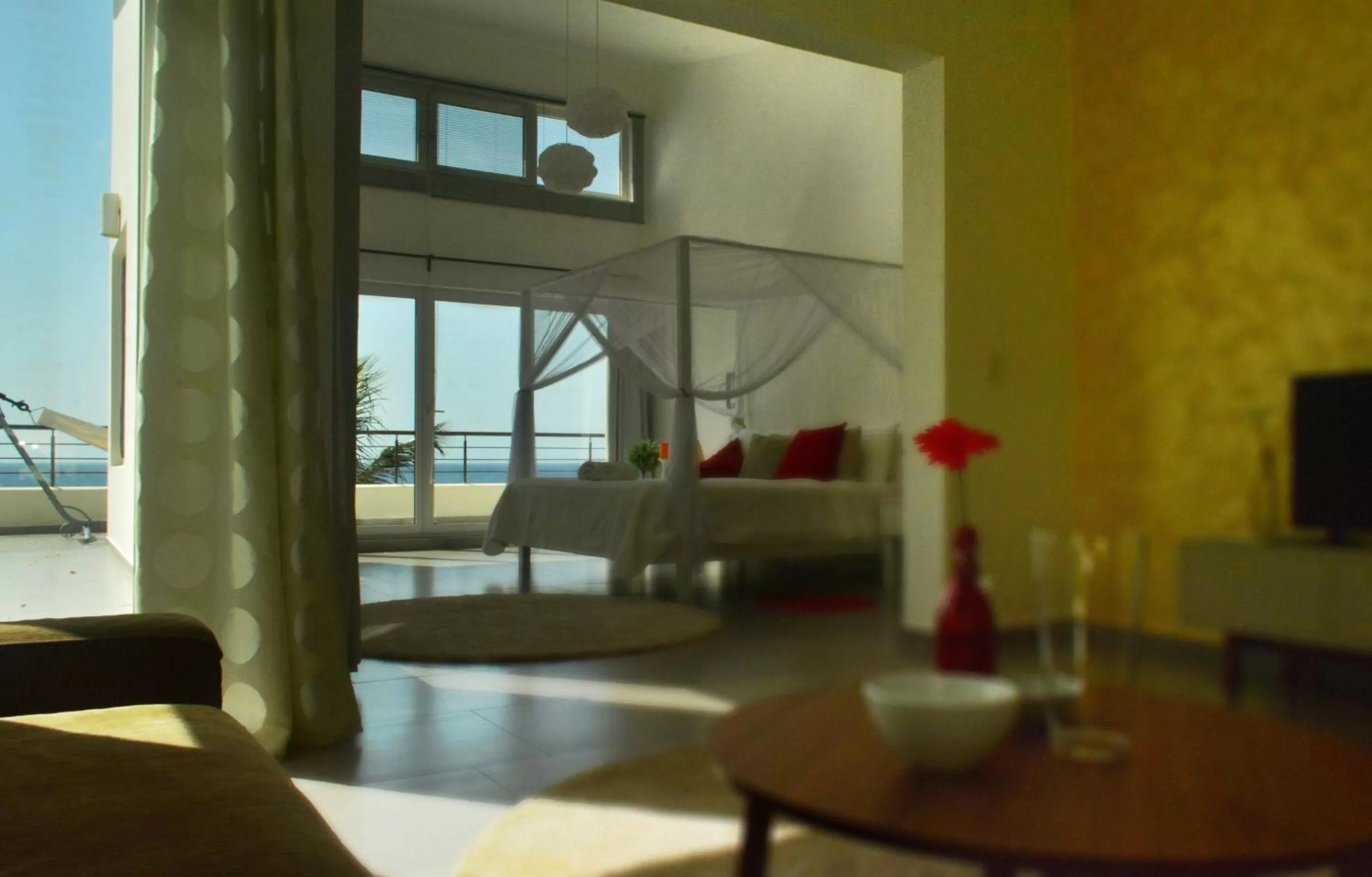 Balcony/Terrace, Bed in Instyle Residences at Infiniti Blu