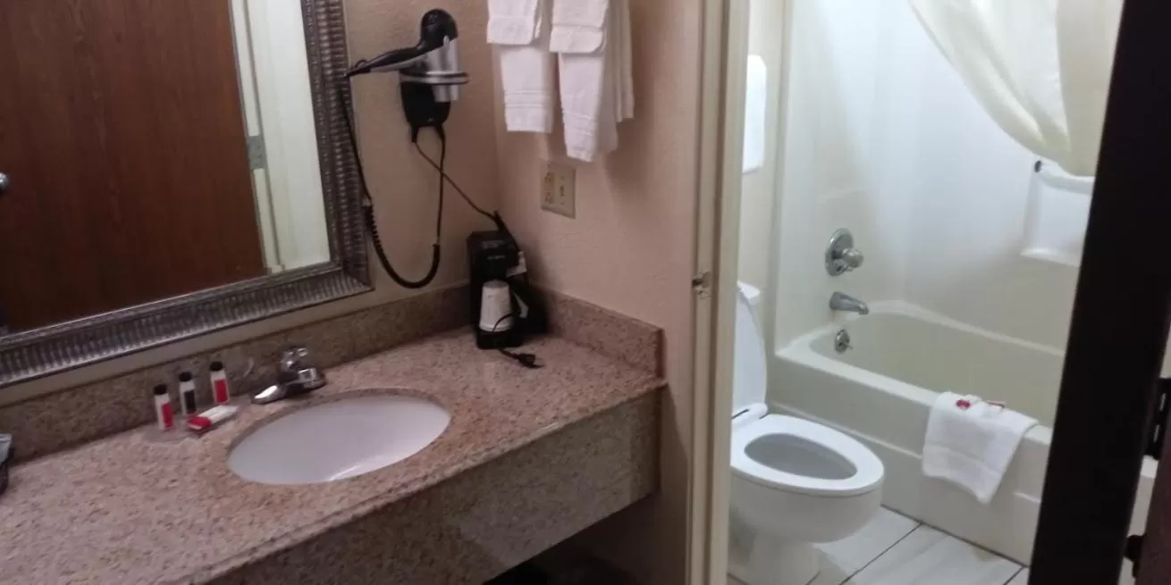 Bathroom in Days Inn by Wyndham Morehead