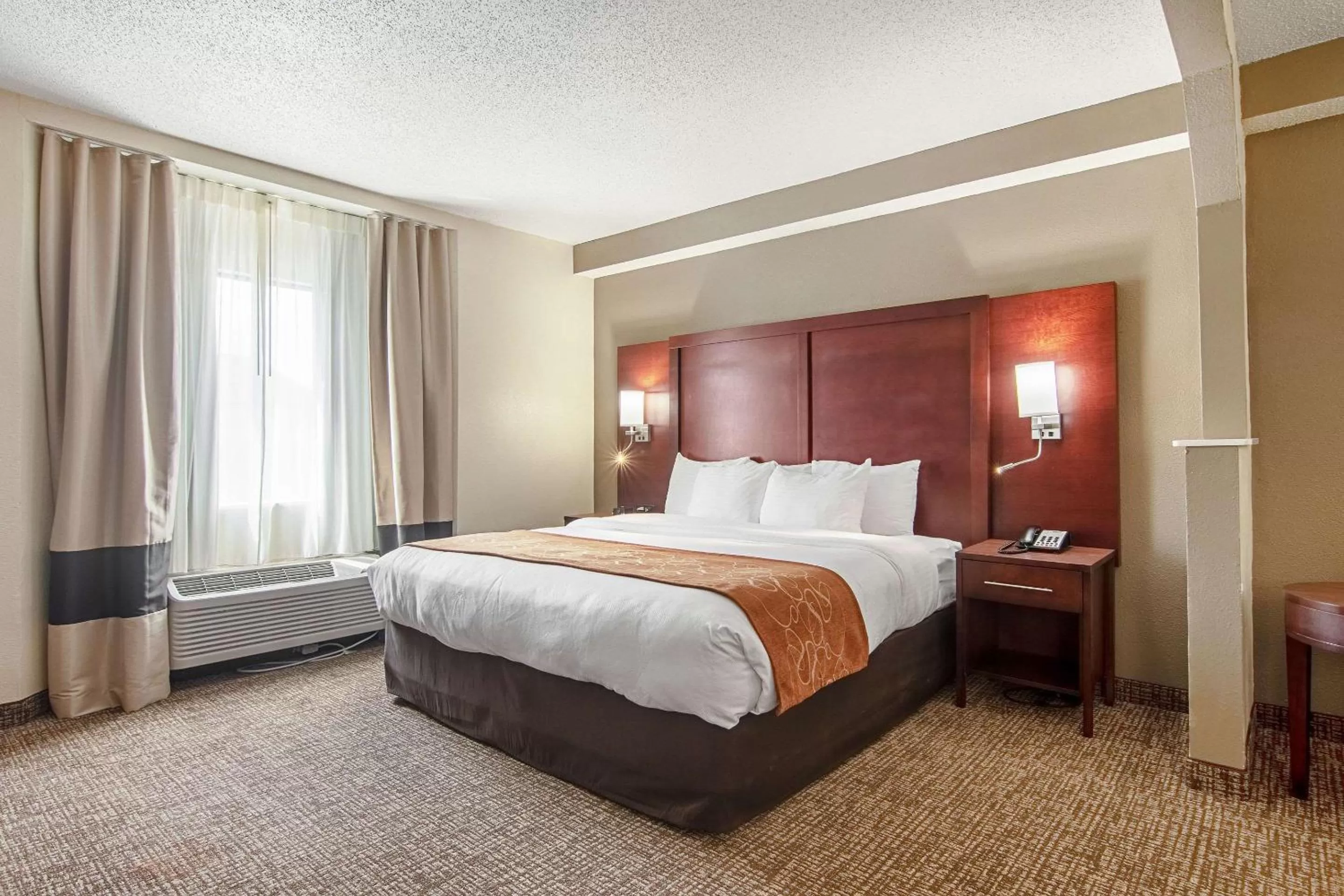 Photo of the whole room, Bed in Comfort Suites Knoxville Airport