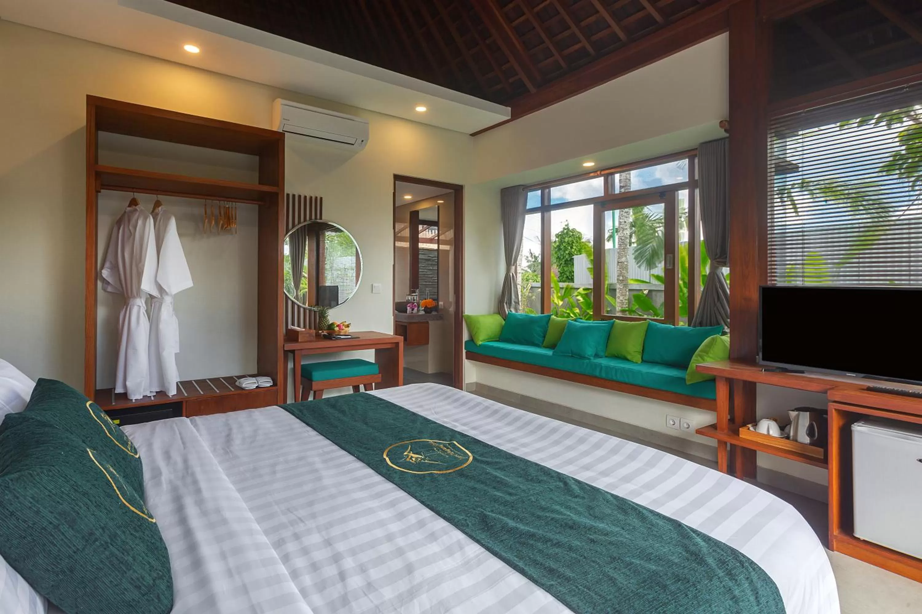 Bedroom, Bed in Alam Wayang Ubud - CHSE Certified