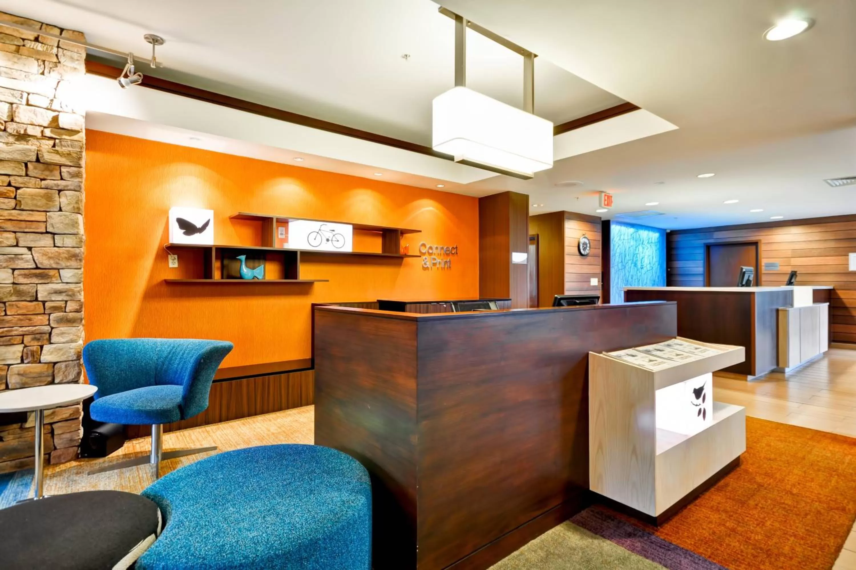 Lobby or reception in Fairfield Inn & Suites Dallas Medical/Market Center