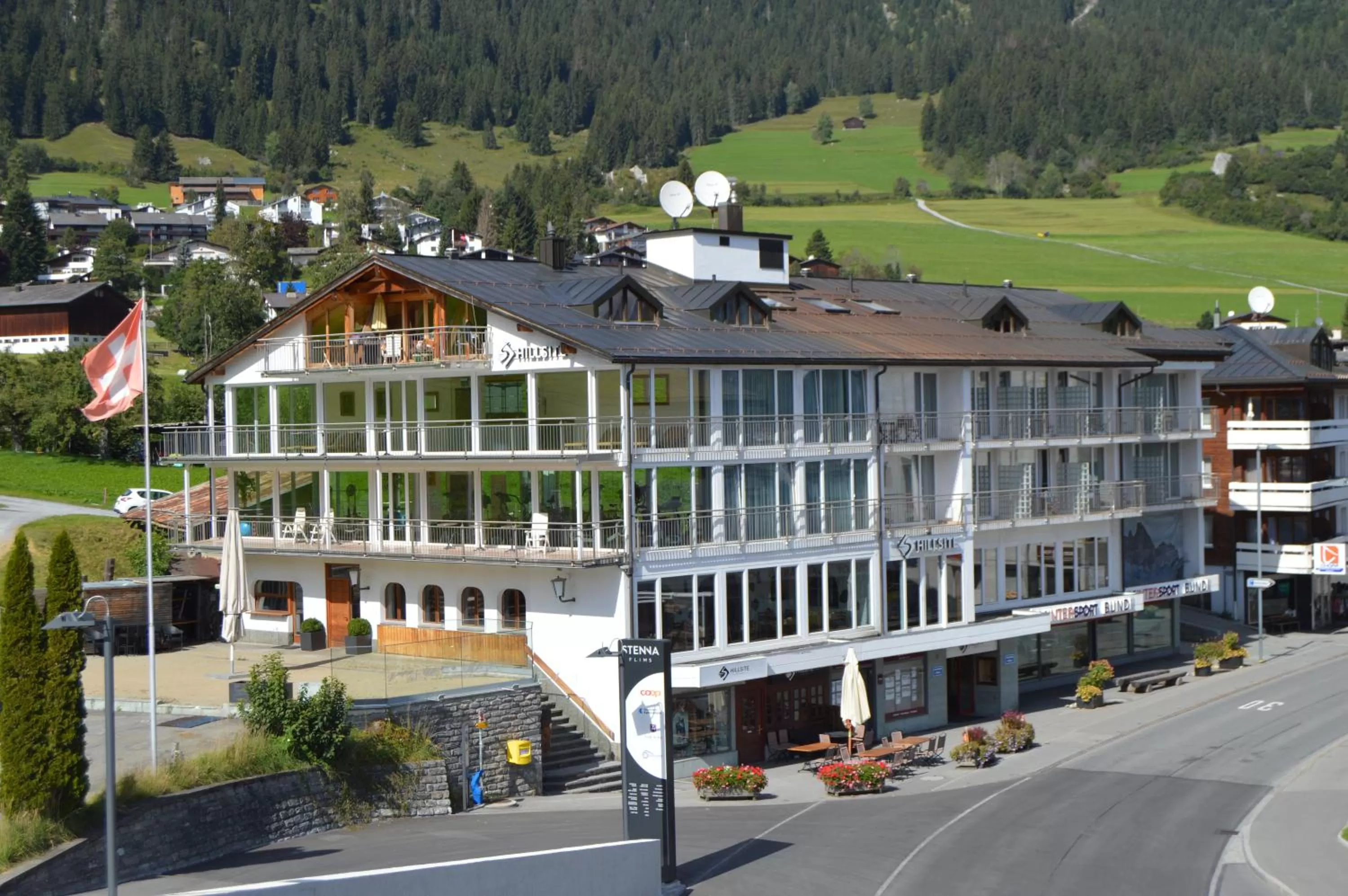 Property building in Hillsite Smart Hotel Flims