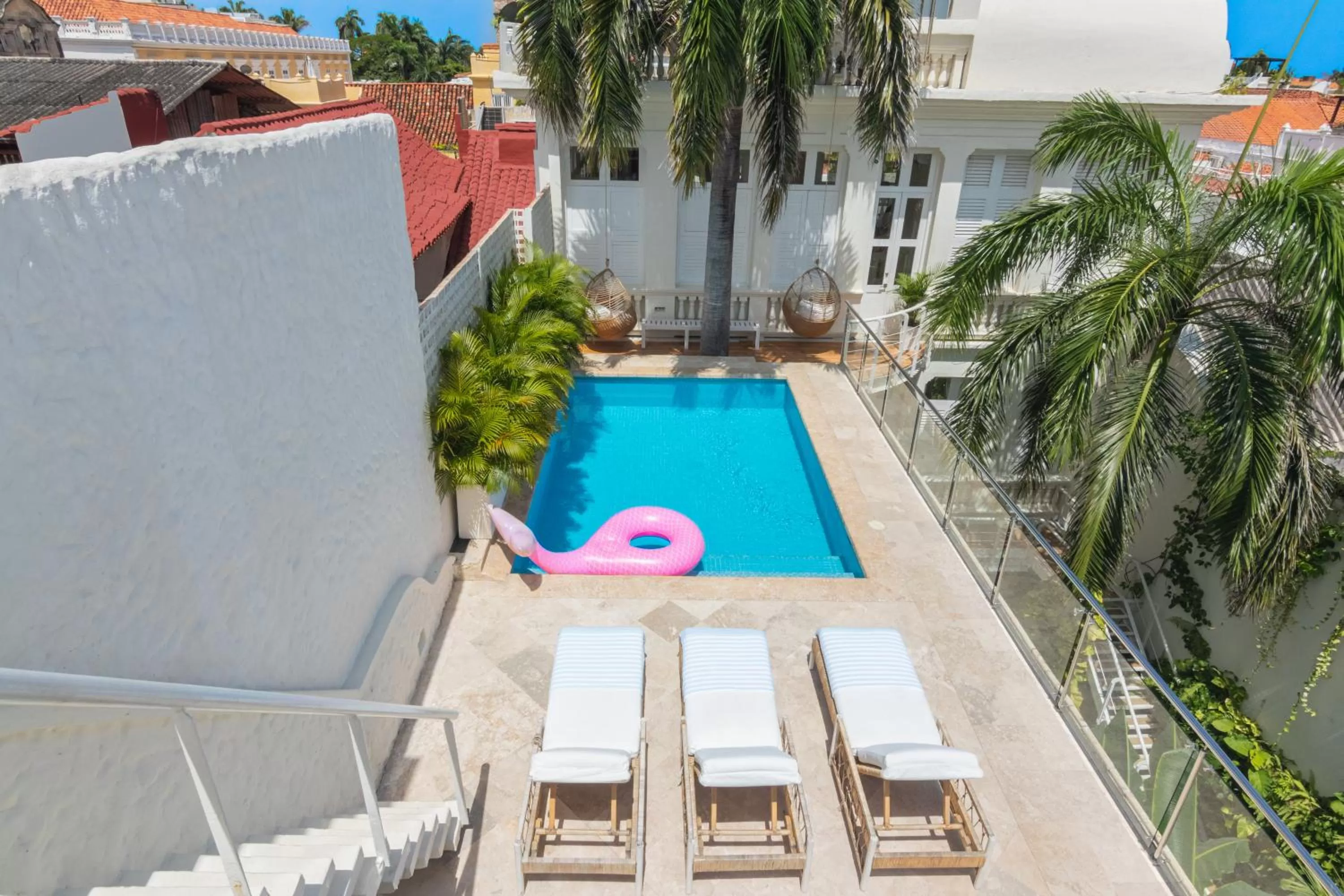 Balcony/Terrace in Casa Diluca Cartagena Hotel Boutique