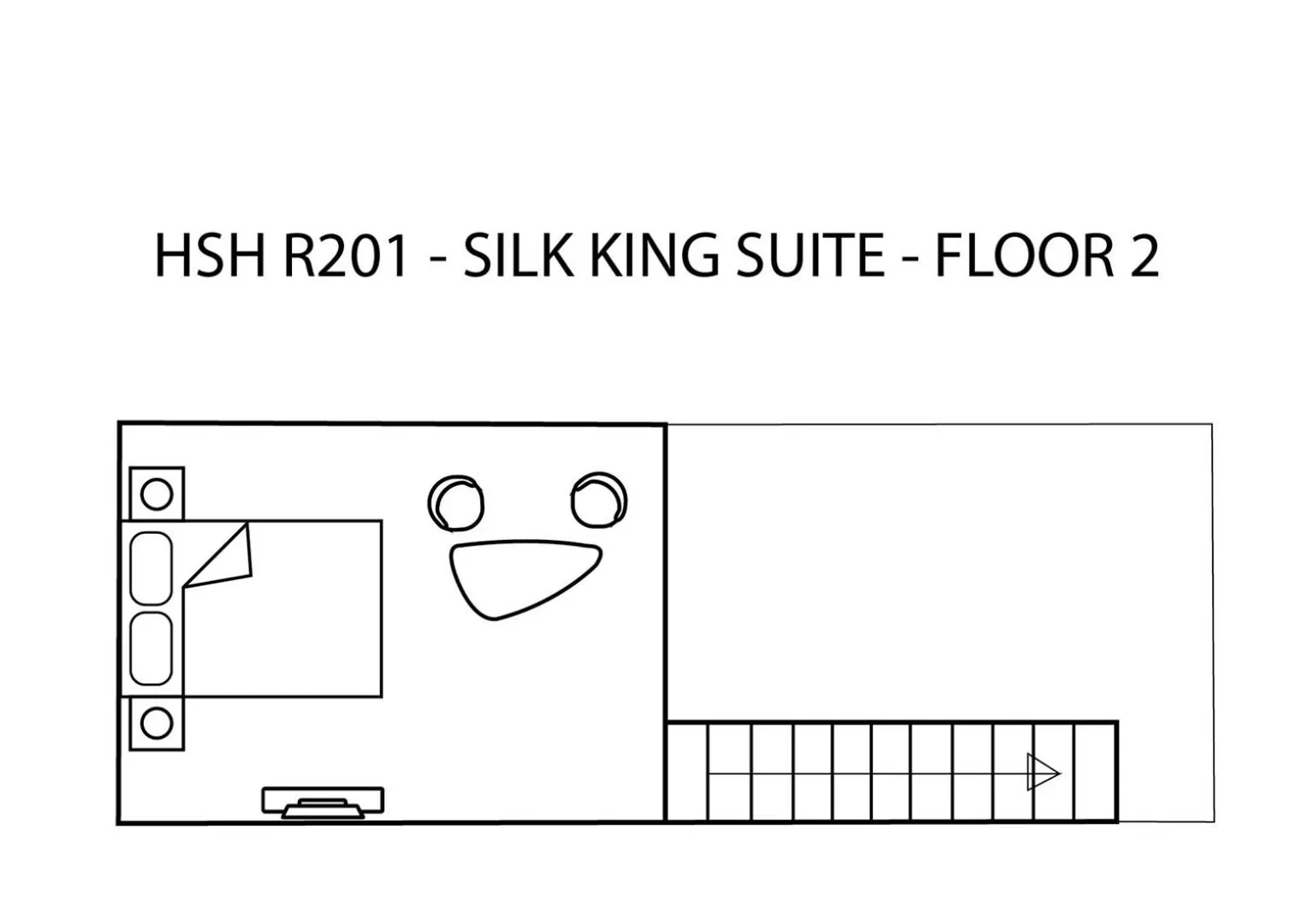 Floor plan in Heeren Straits Hotel