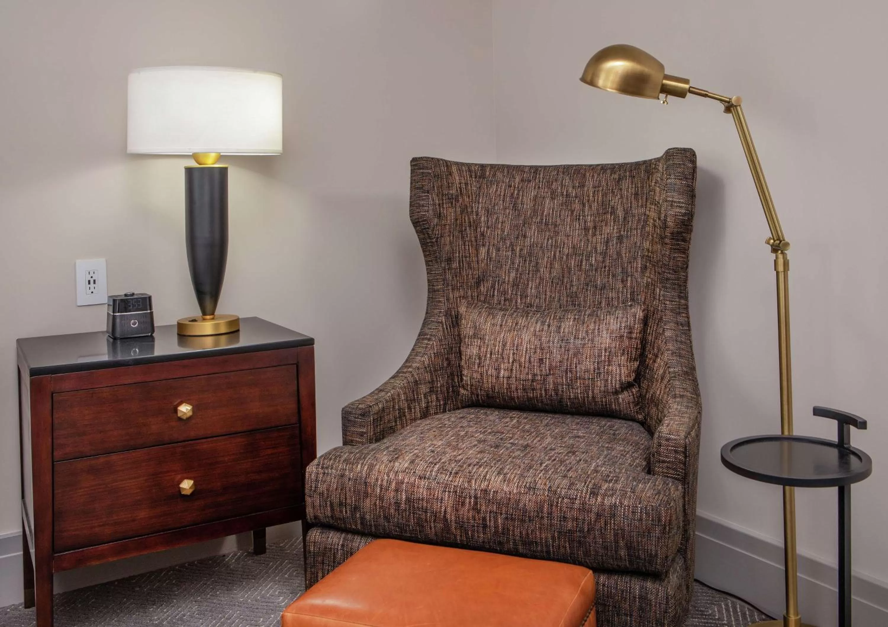 Living room in The Virginian Lynchburg, Curio Collection By Hilton