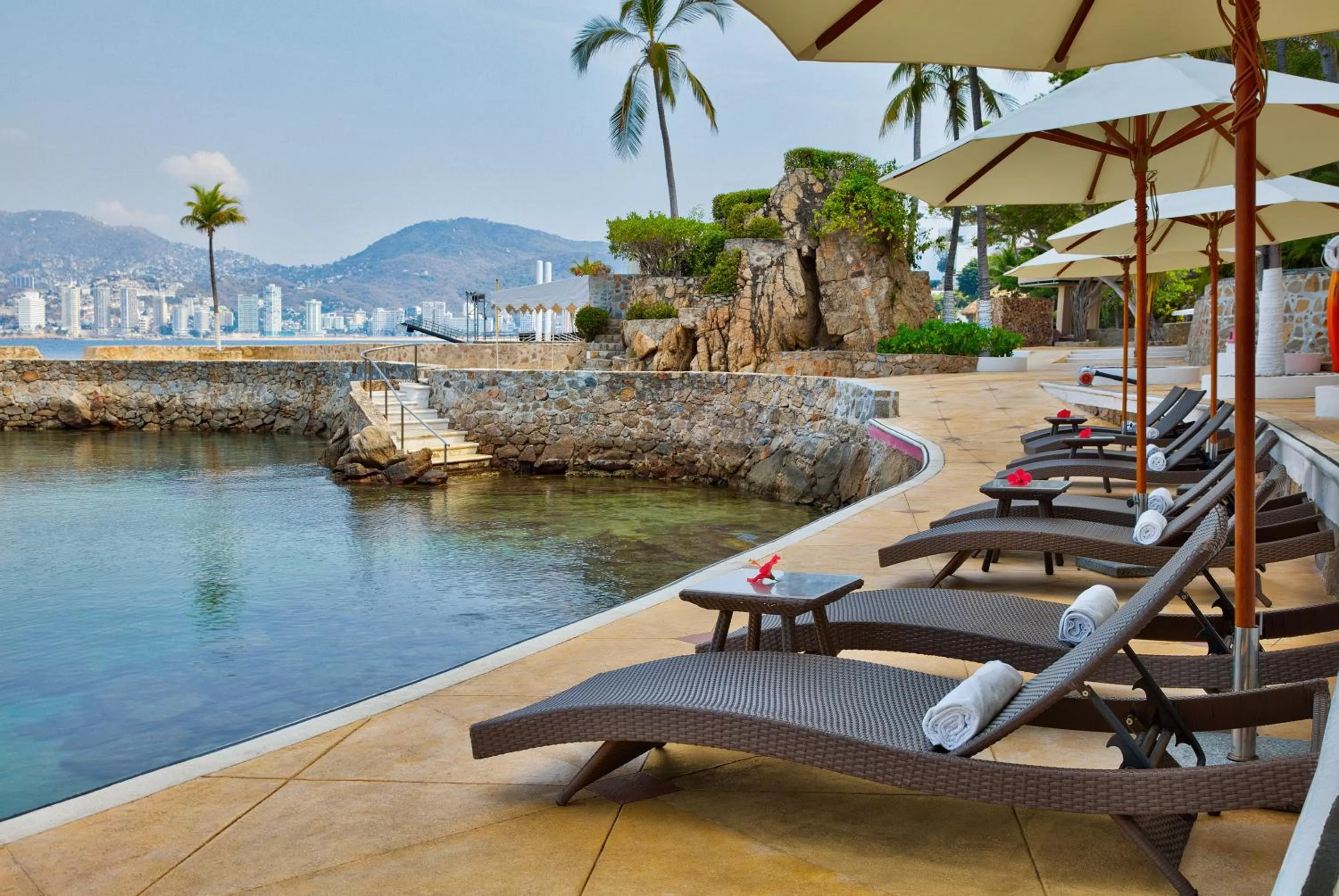 Swimming pool in Las Brisas Acapulco