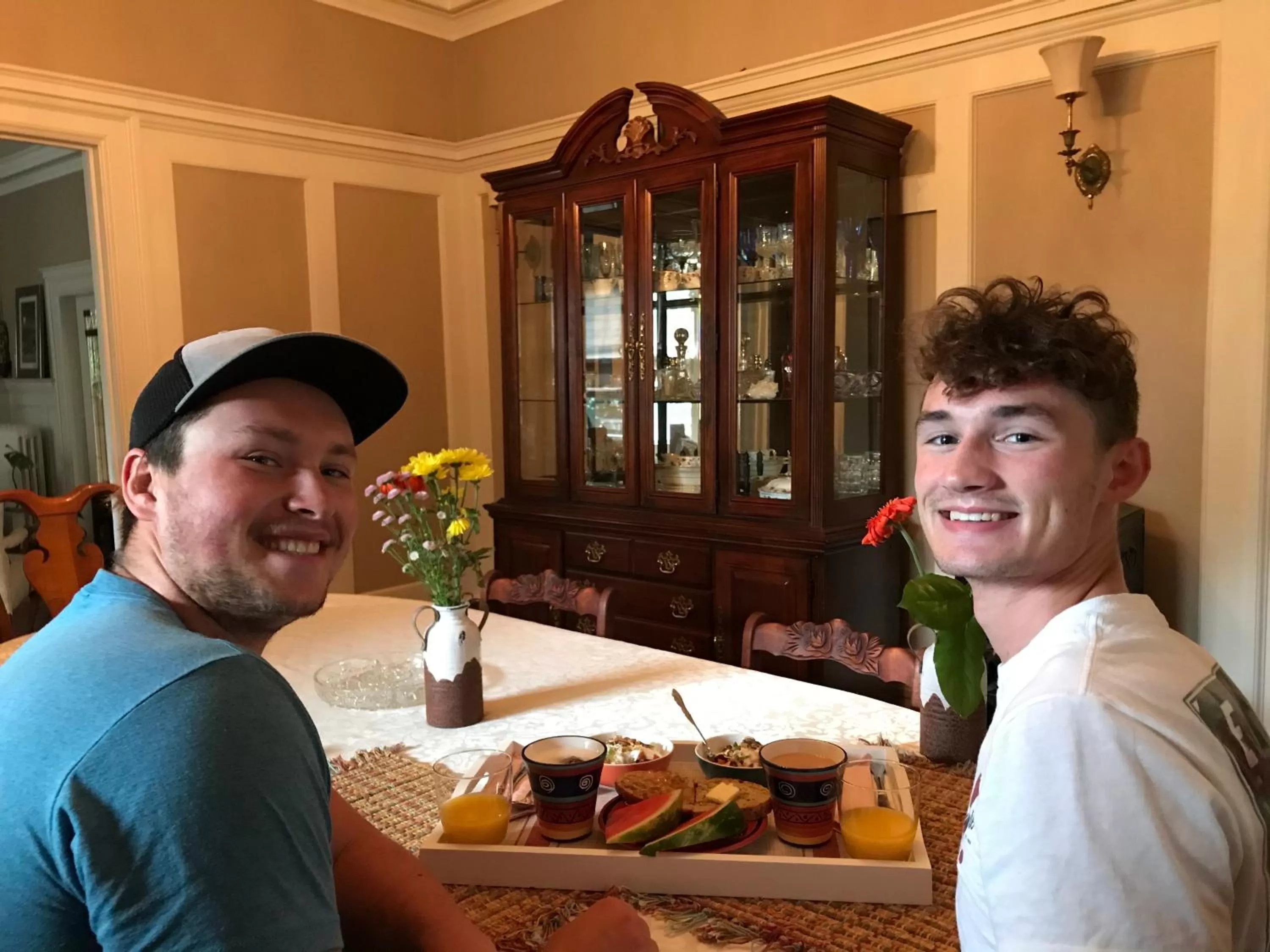 Continental breakfast in Stirling House